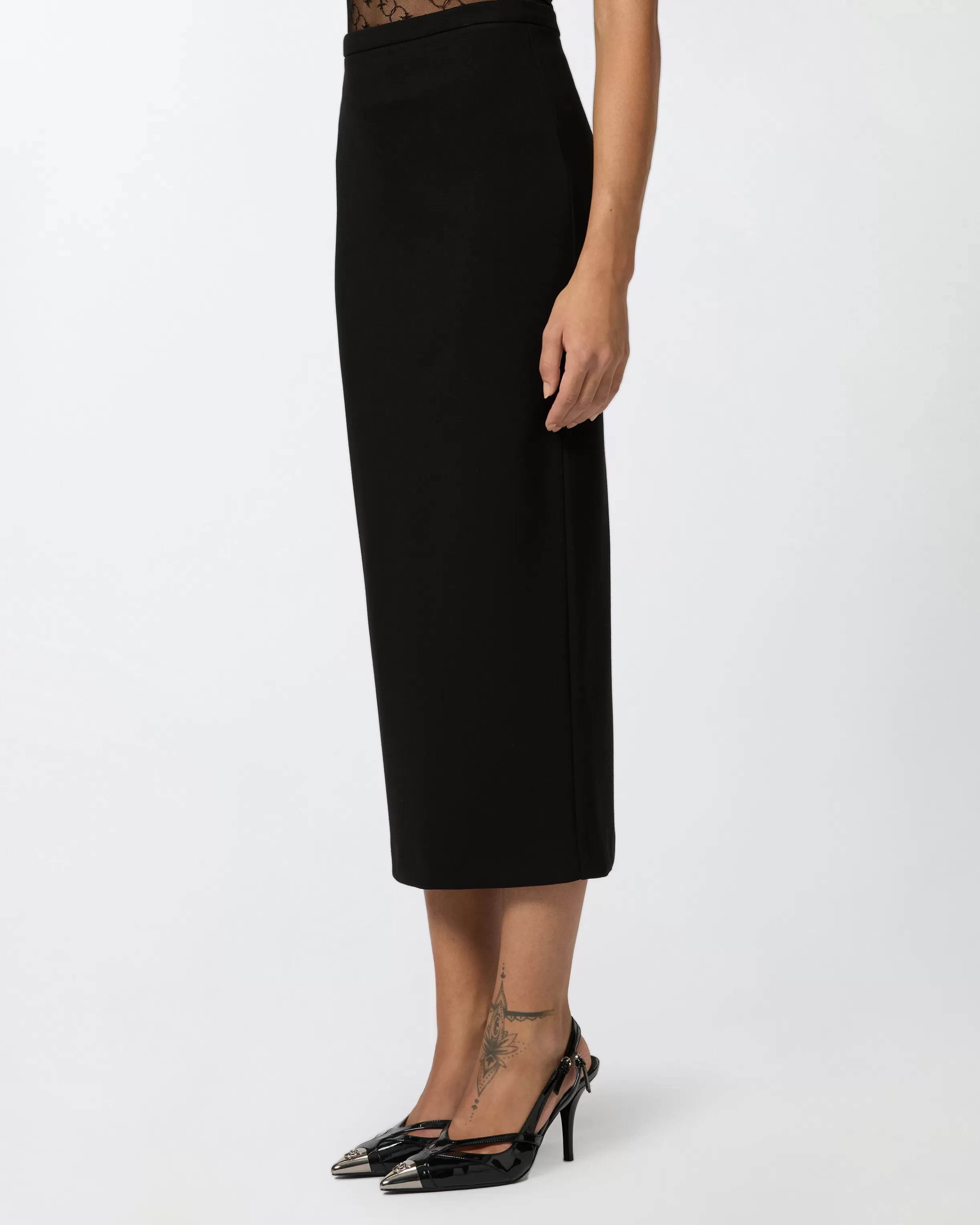 PINKO Long pencil skirt with slit