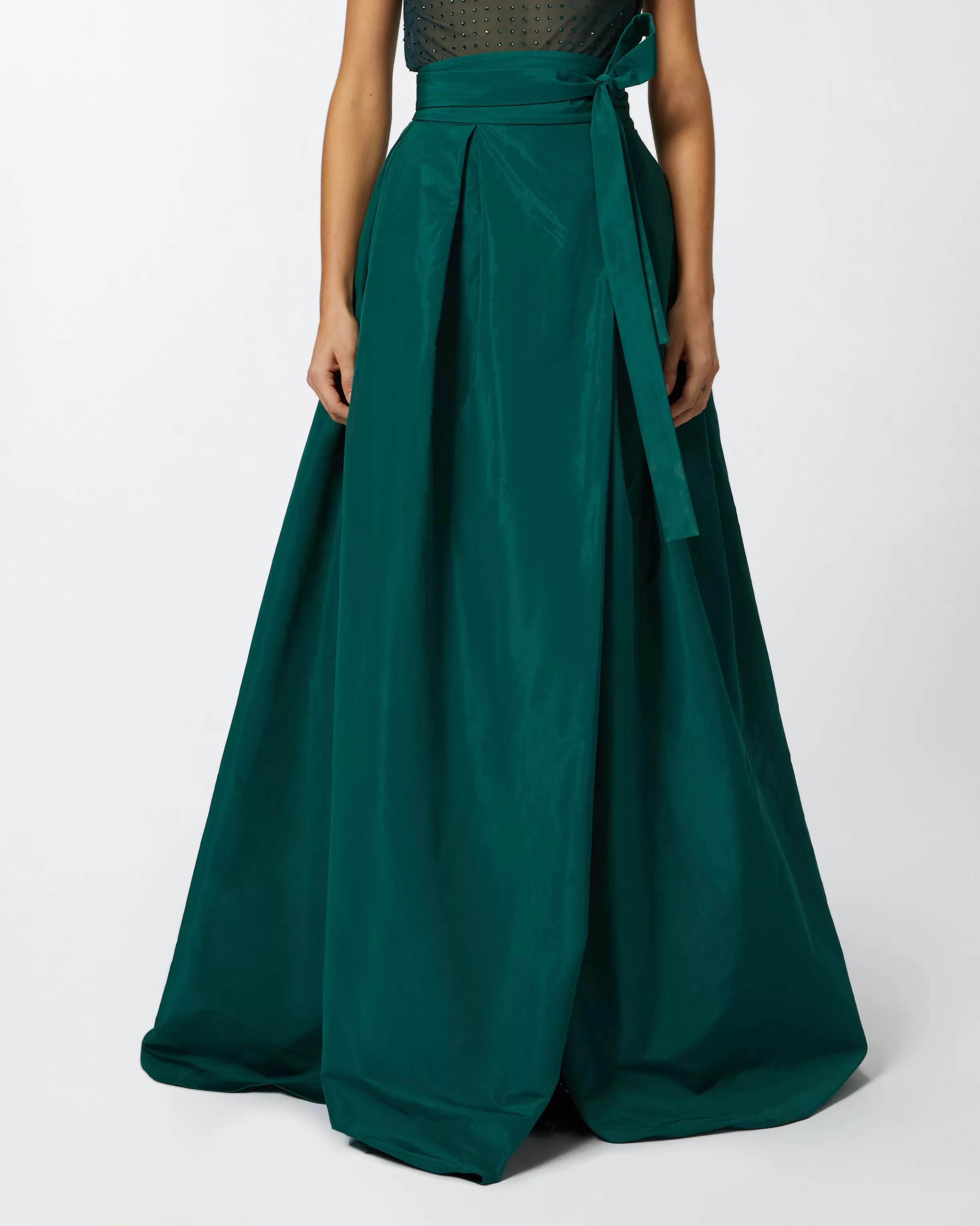 PINKO Long taffeta maxi-skirt