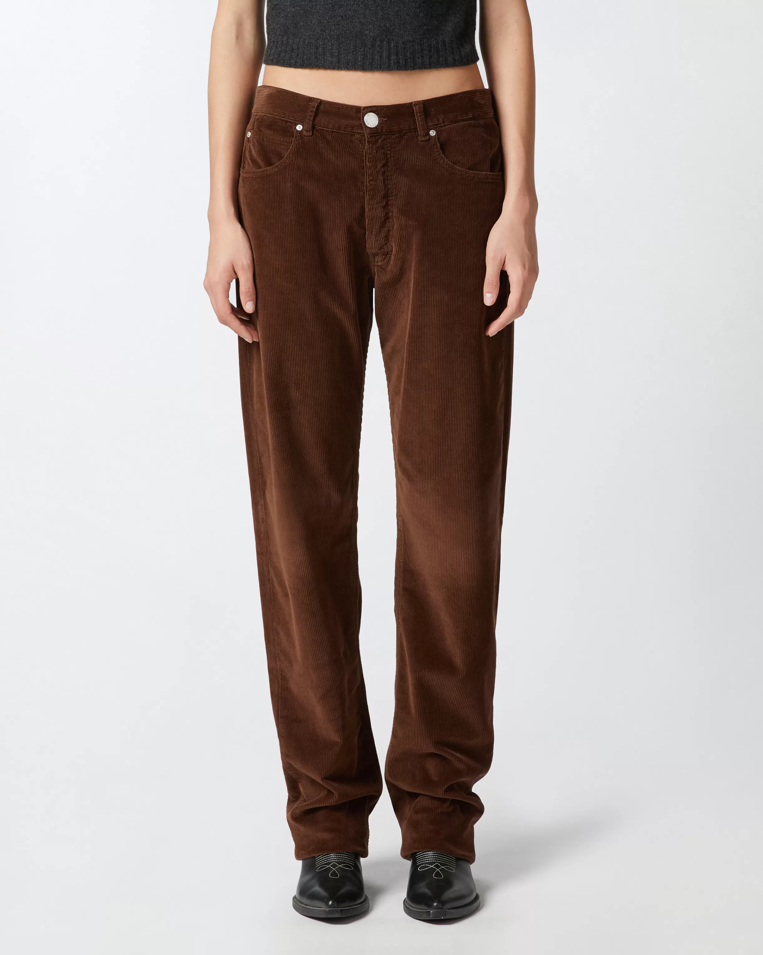 PINKO Loose-fit corduroy trousers