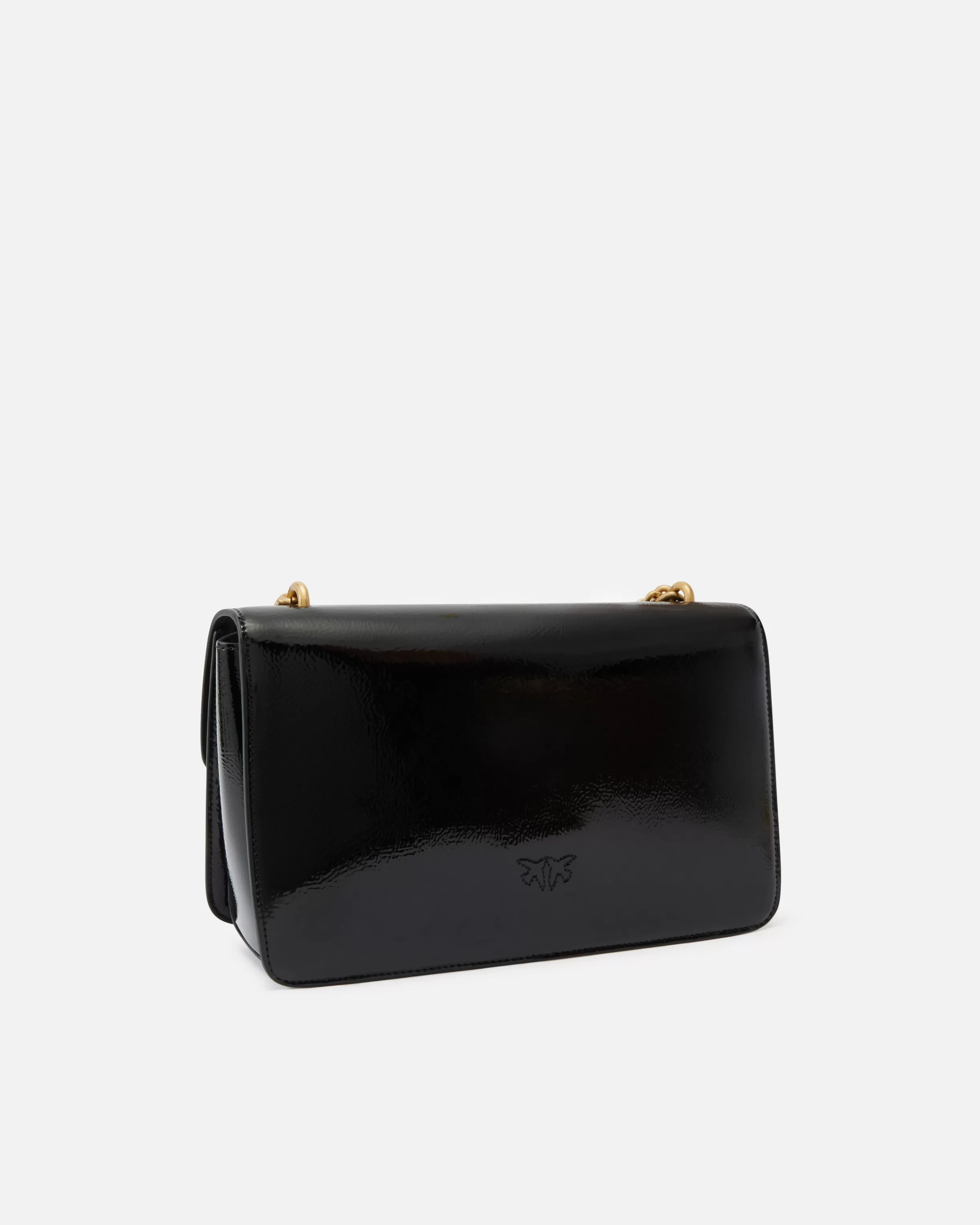 PINKO Love Bag glossy crossbody bag