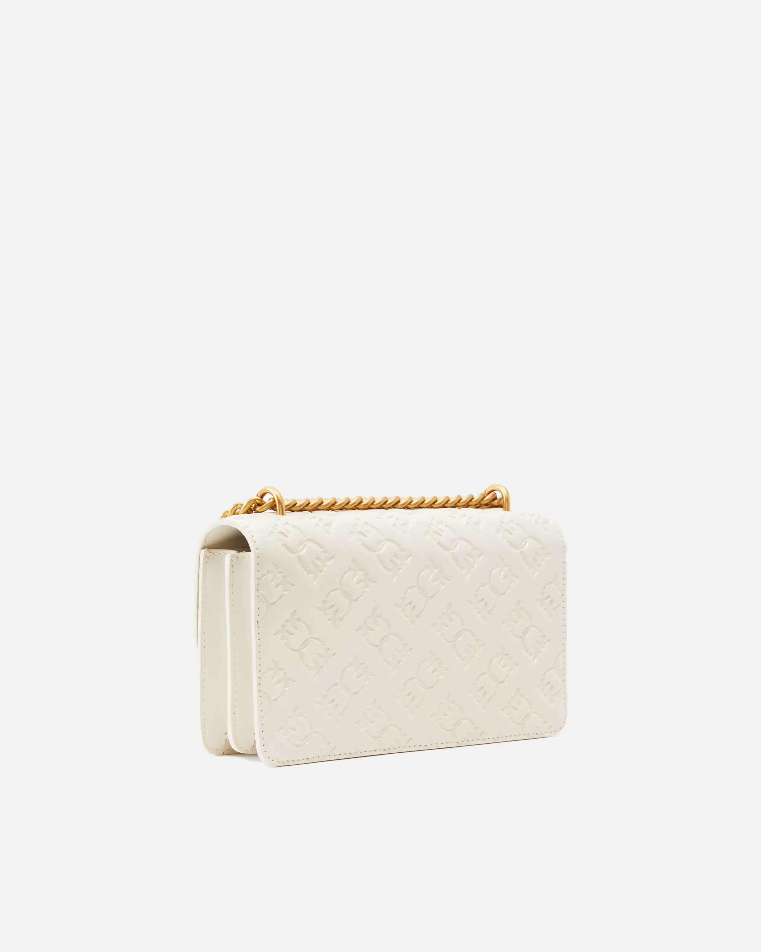 PINKO Love Bag mini crossbody bag with imprimé logo