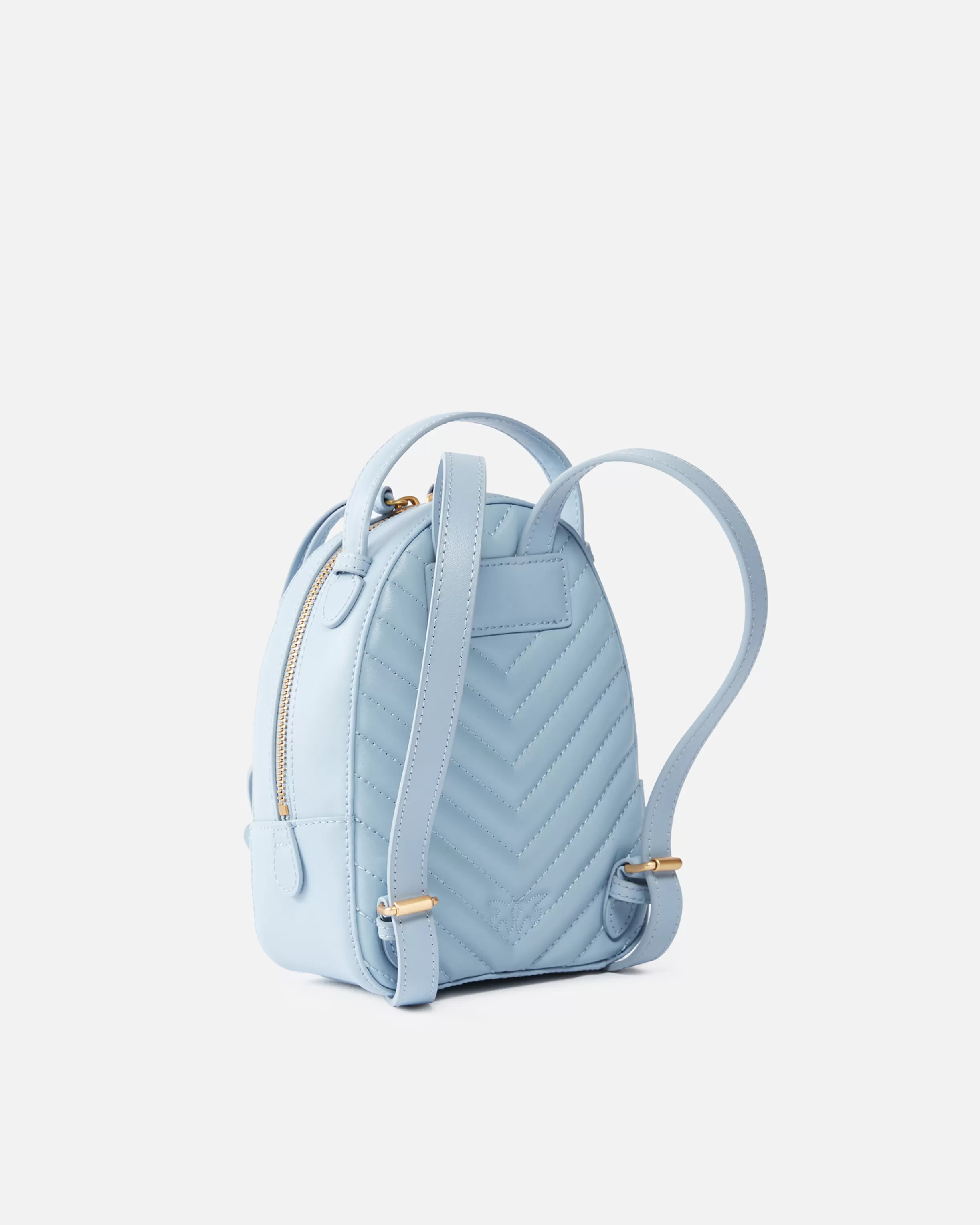 PINKO Love Bag mini matelassé leather backpack