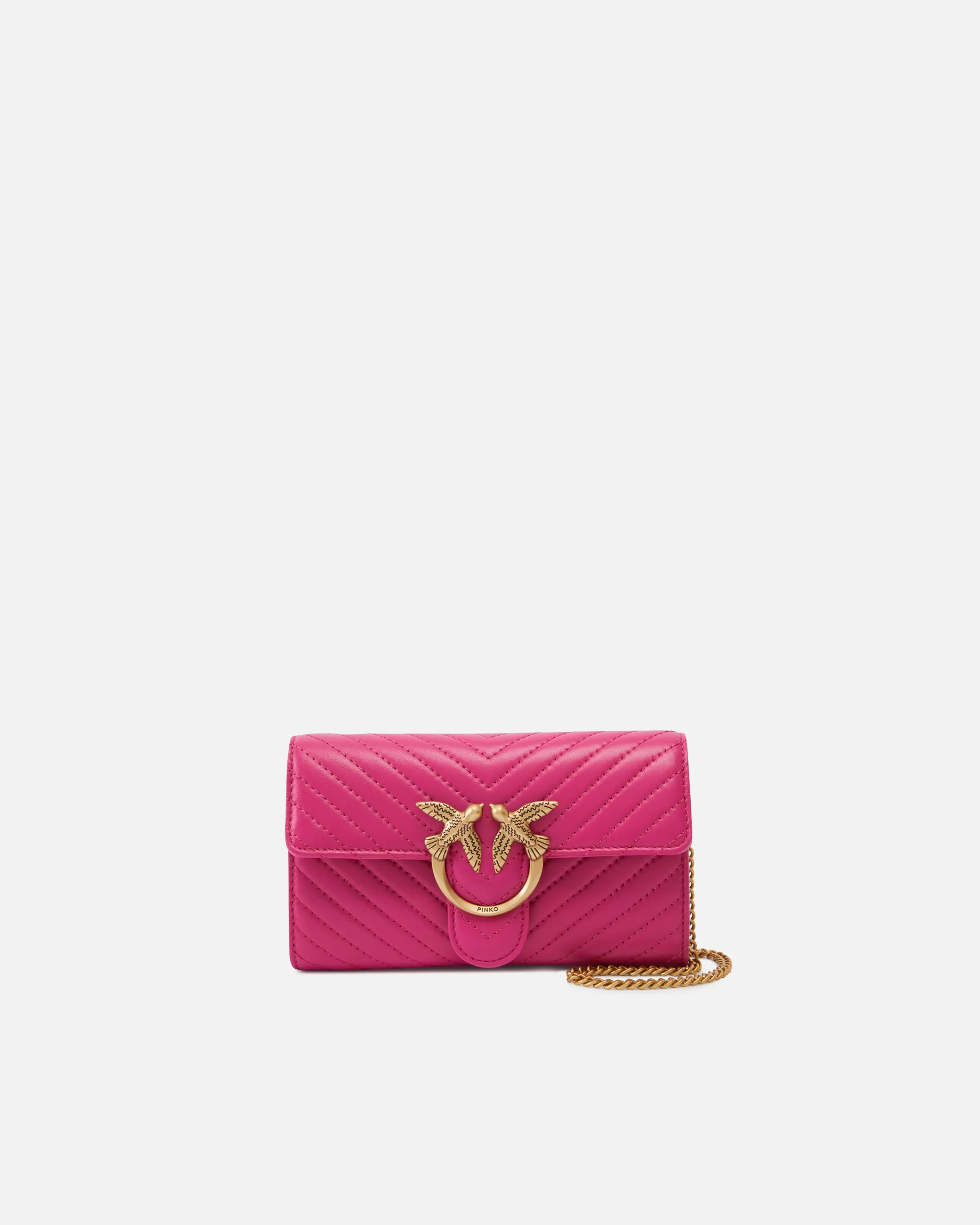 PINKO Love Bag One Wallet Chevron