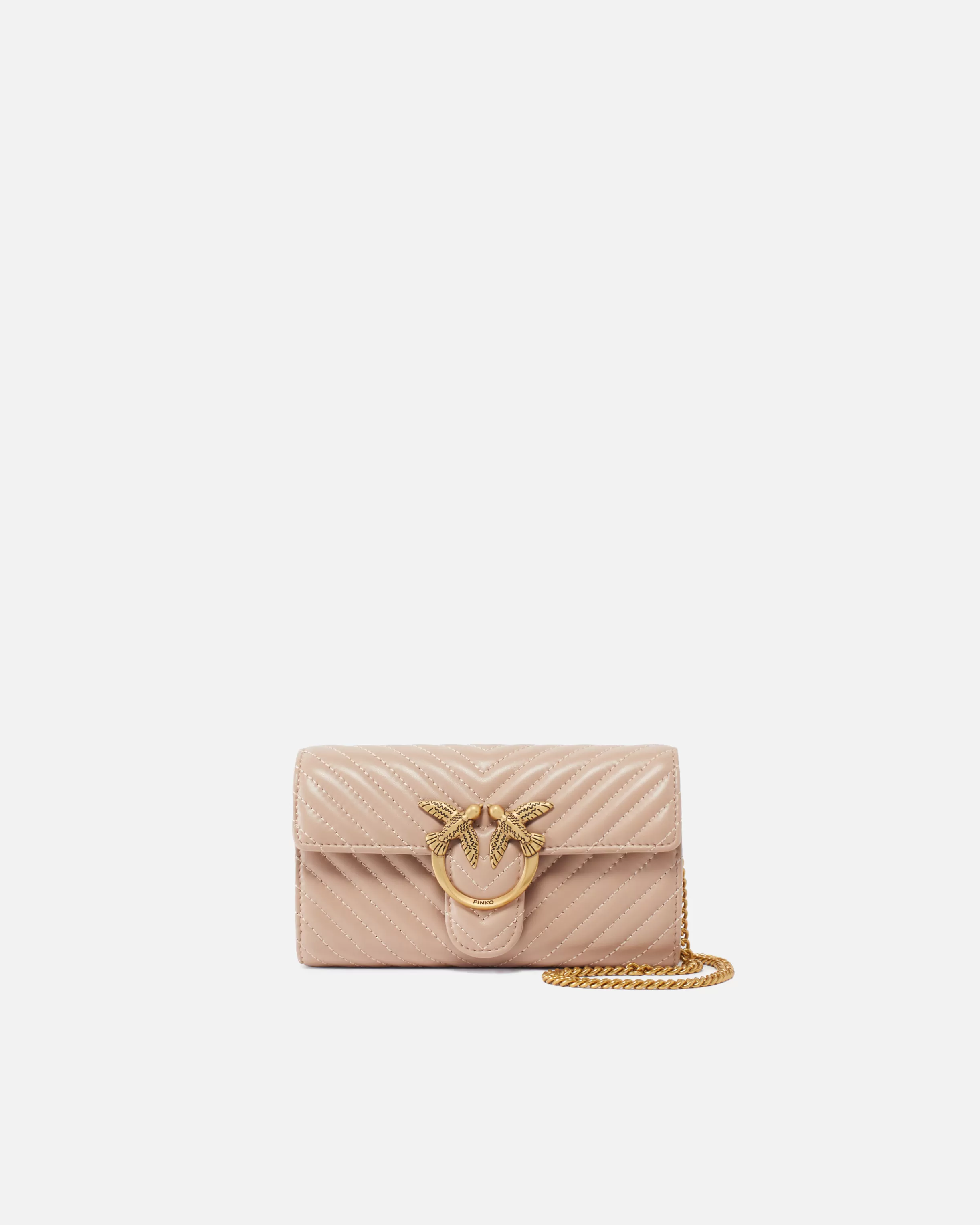 PINKO Love Bag One Wallet Chevron