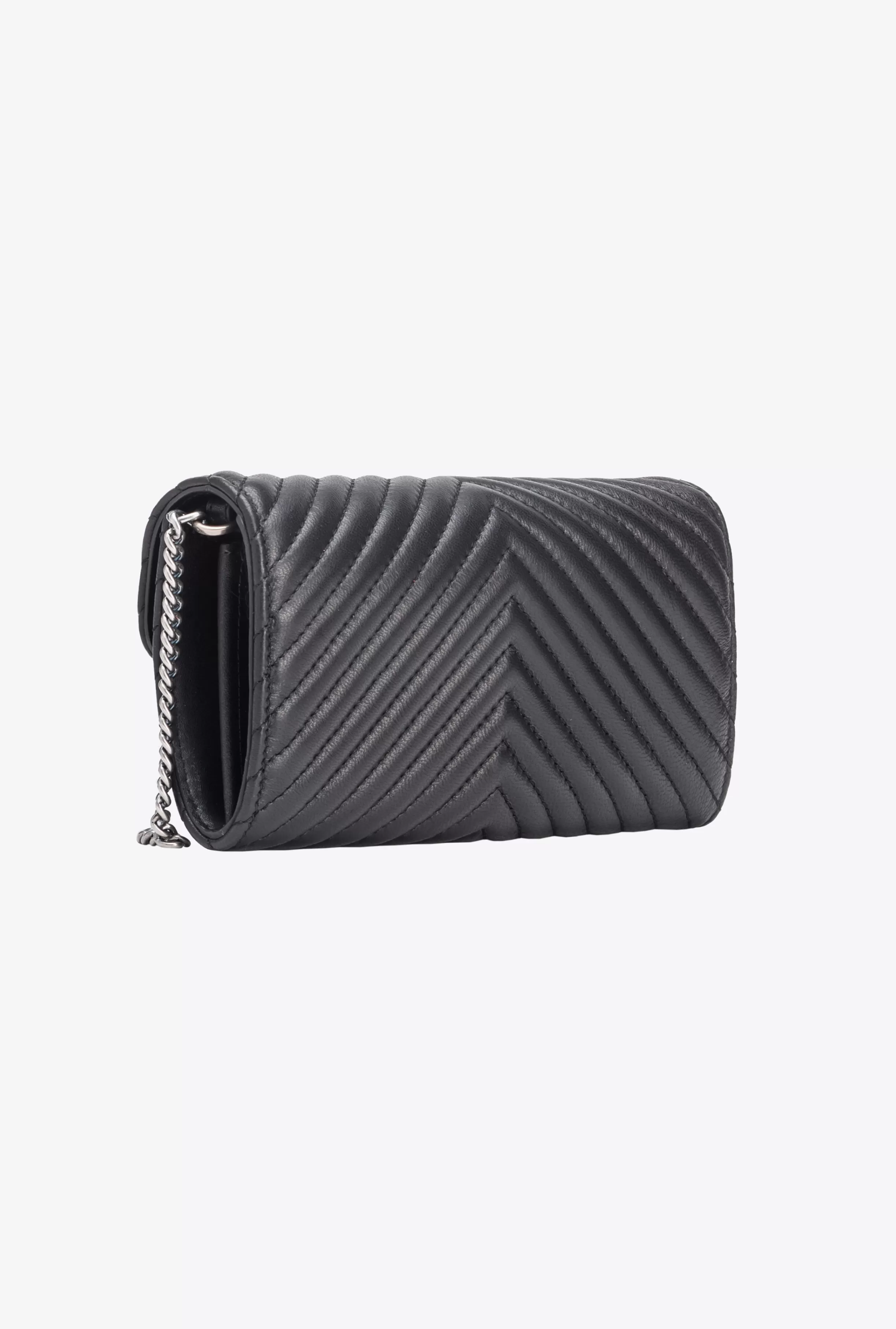 PINKO Love Bag One Wallet Chevron