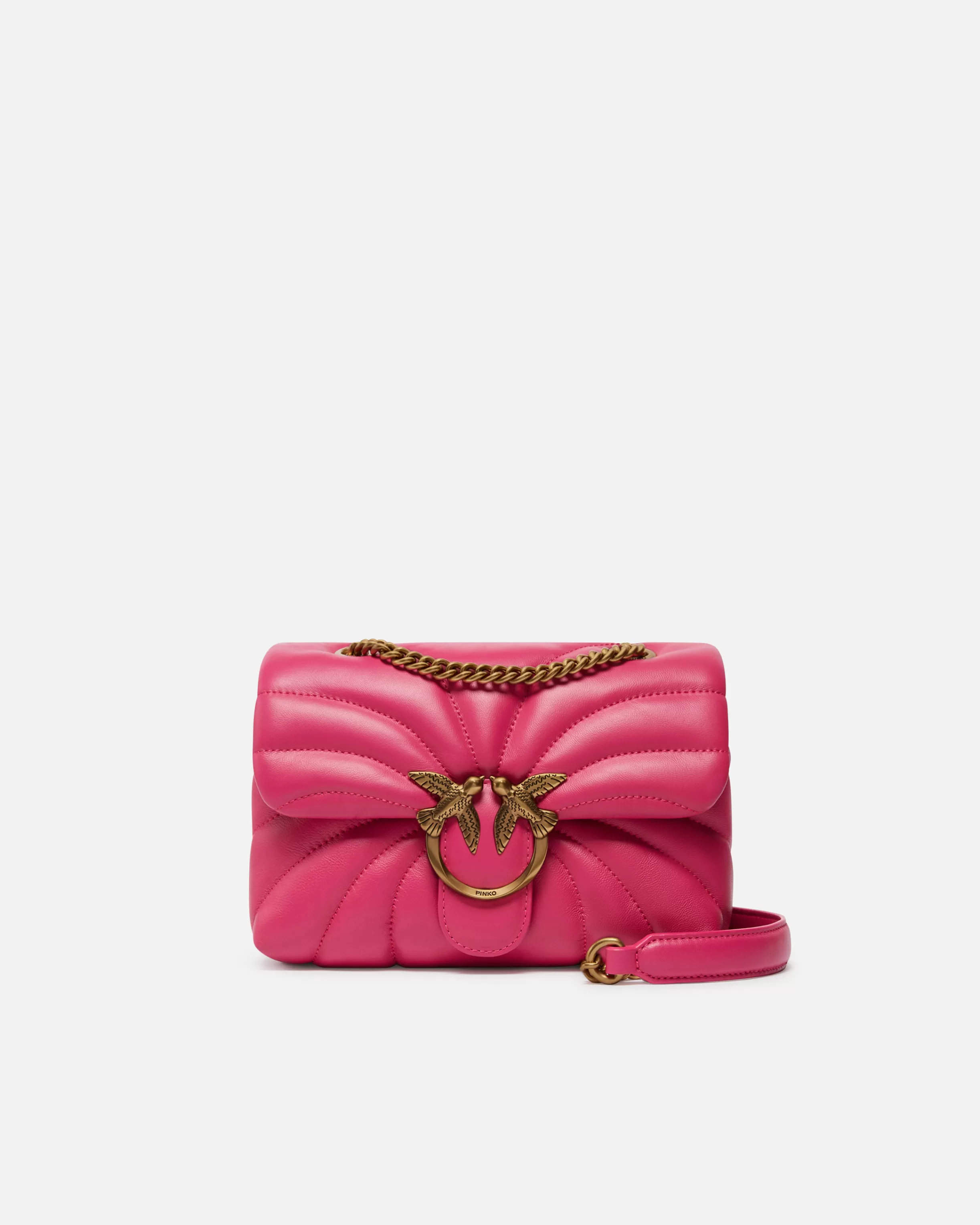 PINKO Love Bag Puff Butterfly mini nappa leather crossbody bag