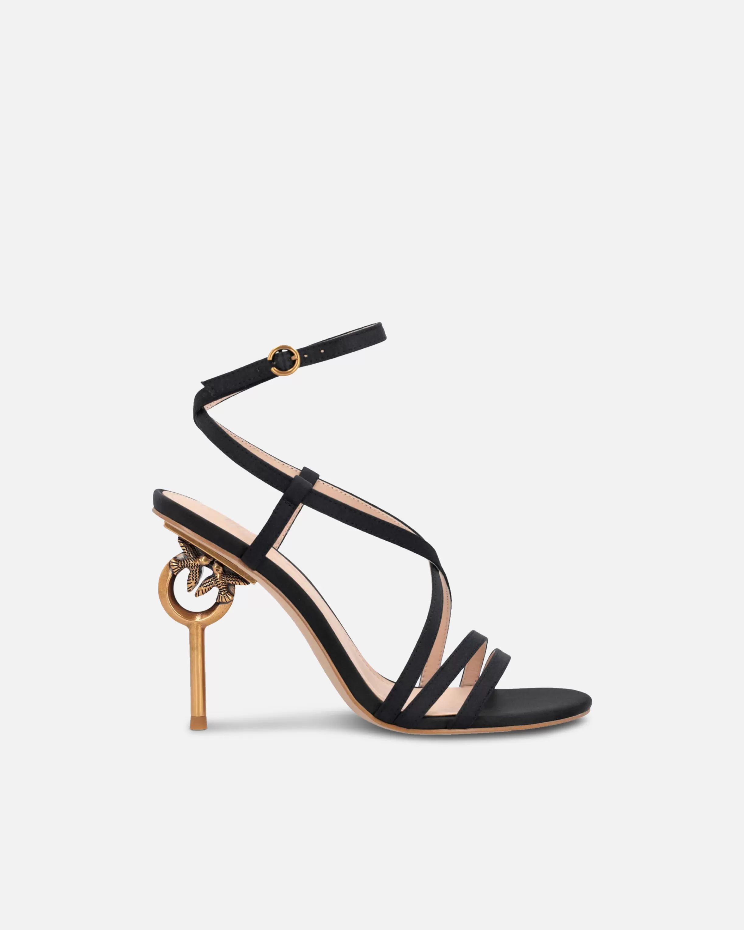 PINKO Love Birds heeled satin sandals