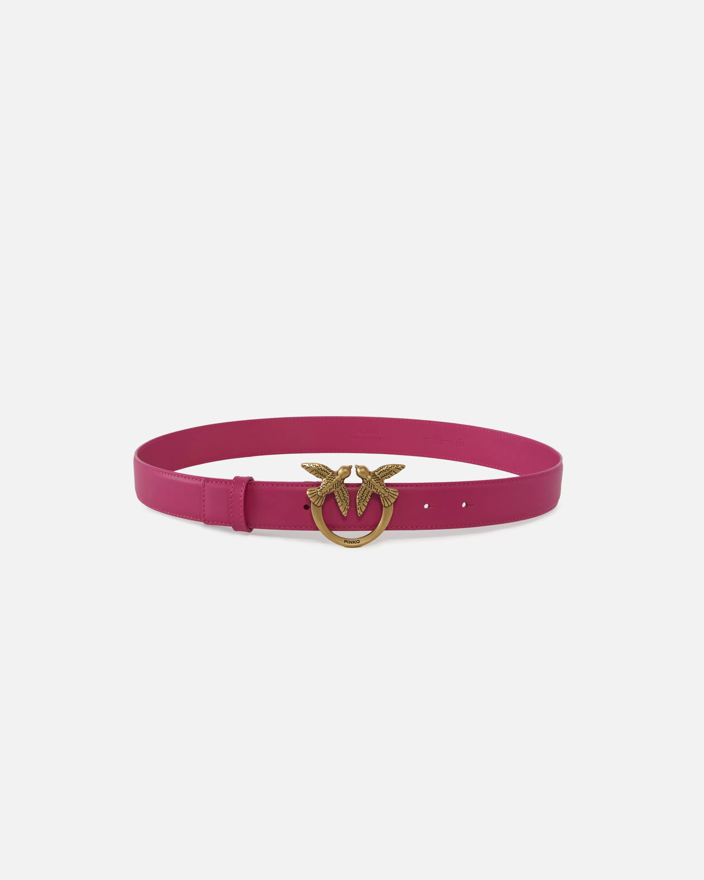 PINKO Love Birds leather belt 3cm