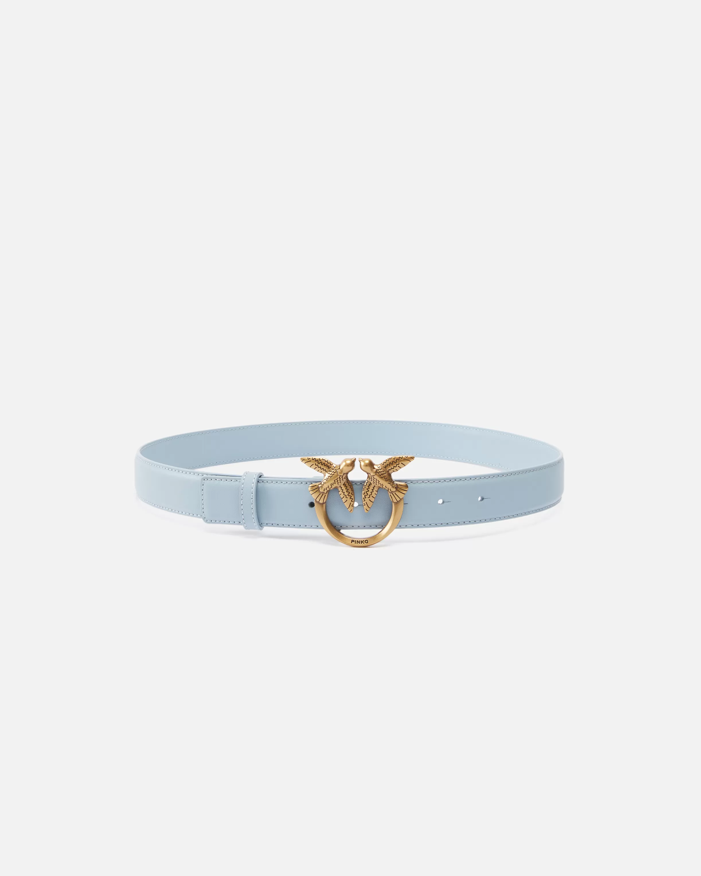 PINKO Love Birds leather belt 3cm