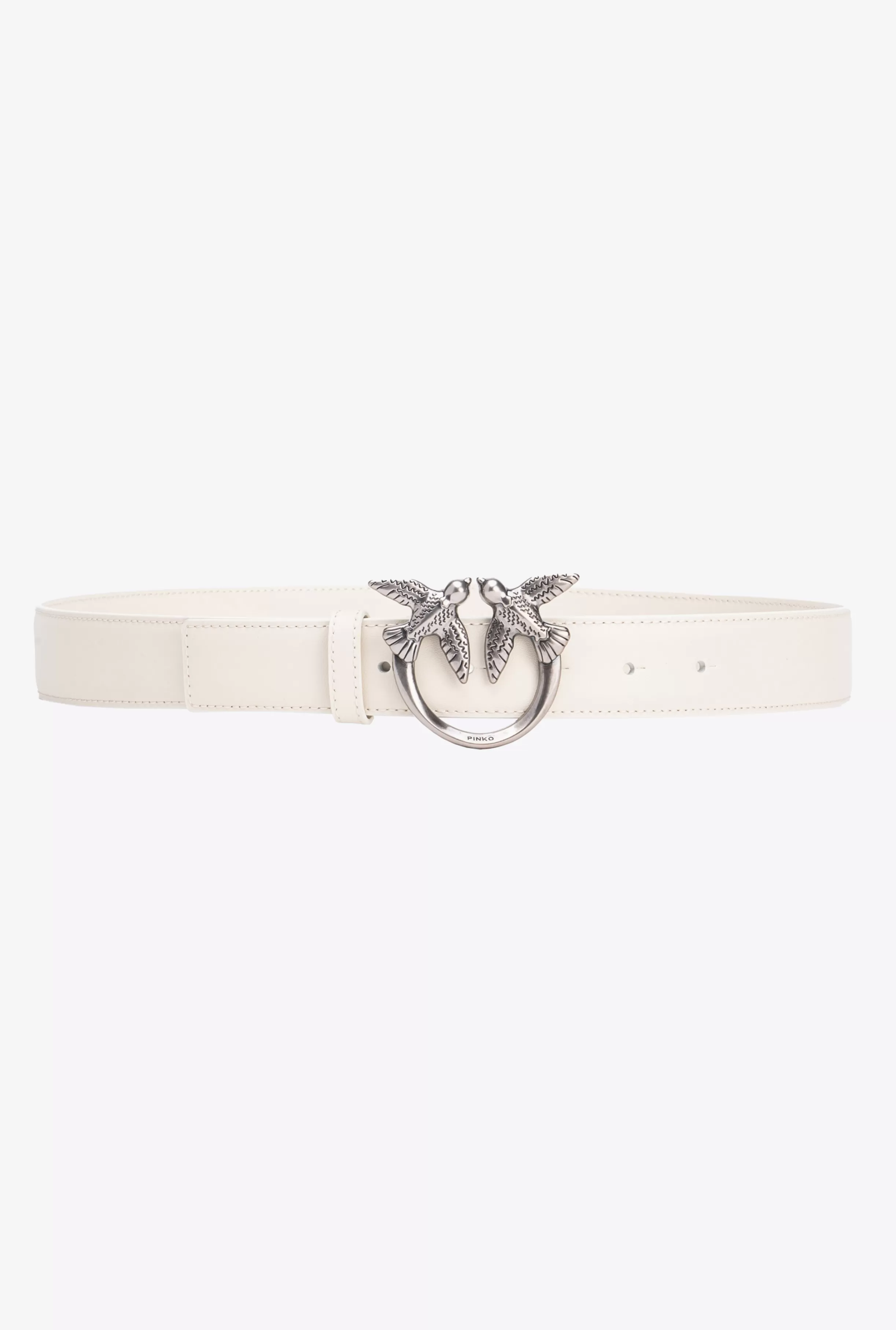 PINKO Love Birds leather belt 3cm