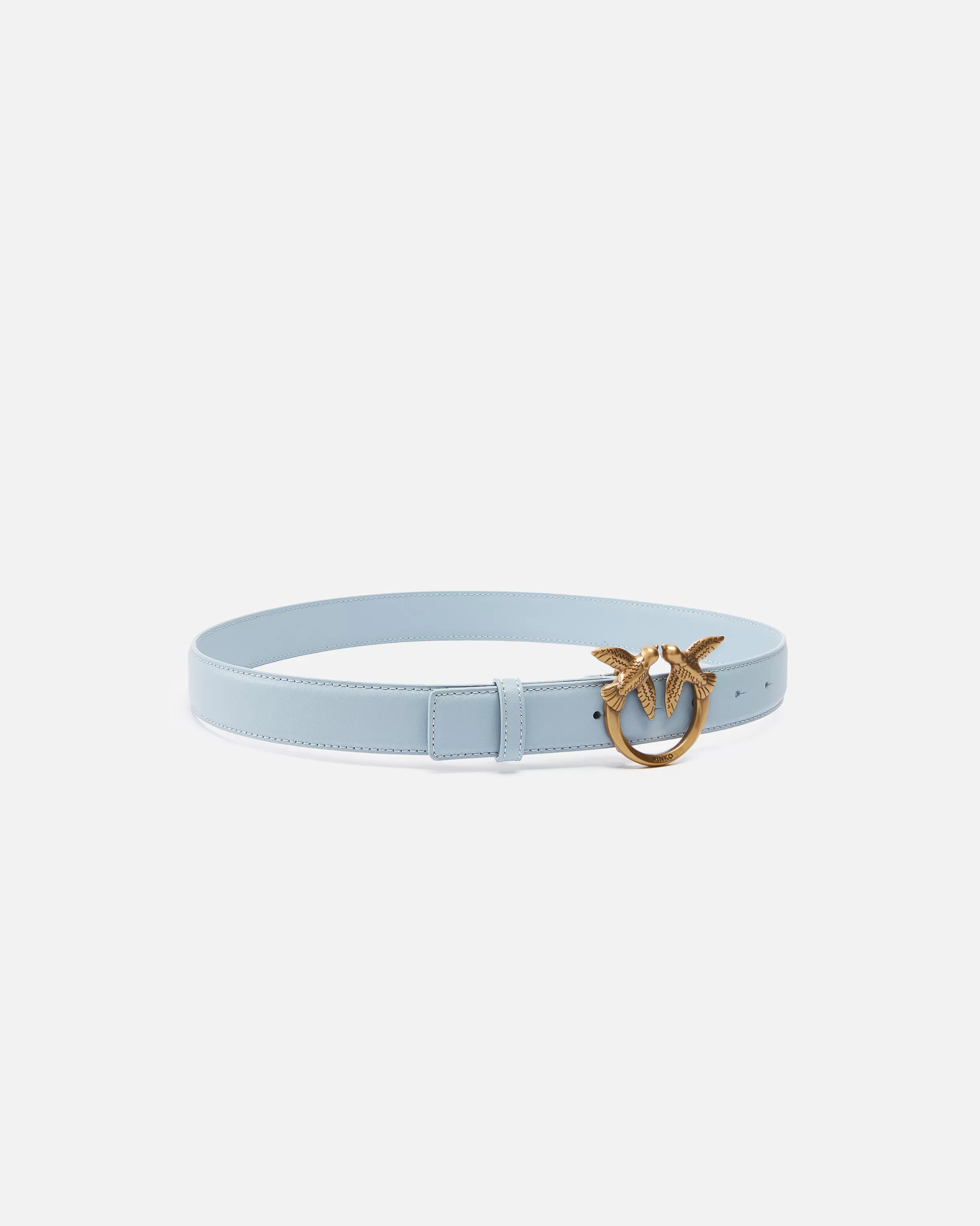 PINKO Love Birds leather belt 3cm