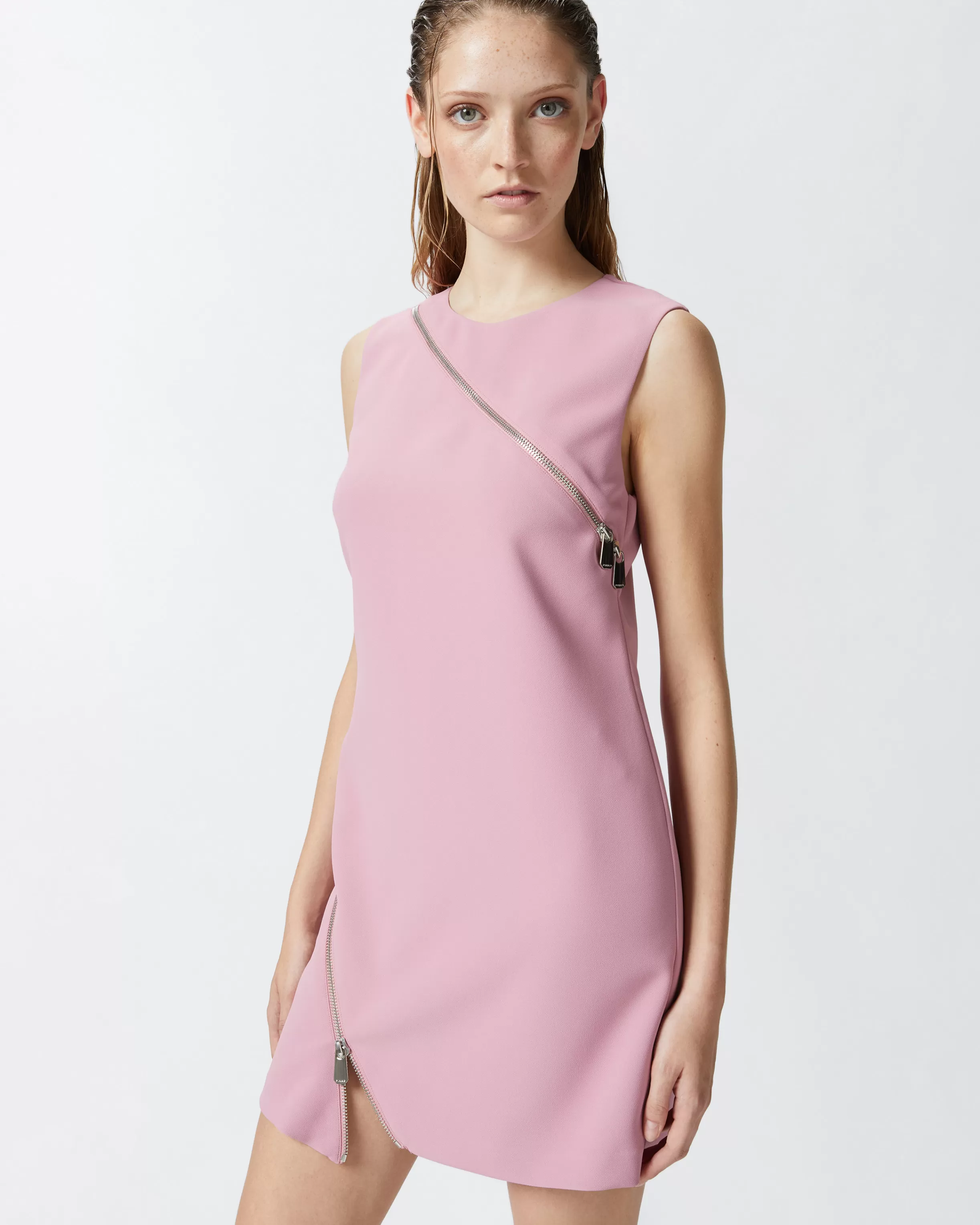 PINKO Mini dress with asymmetric zip