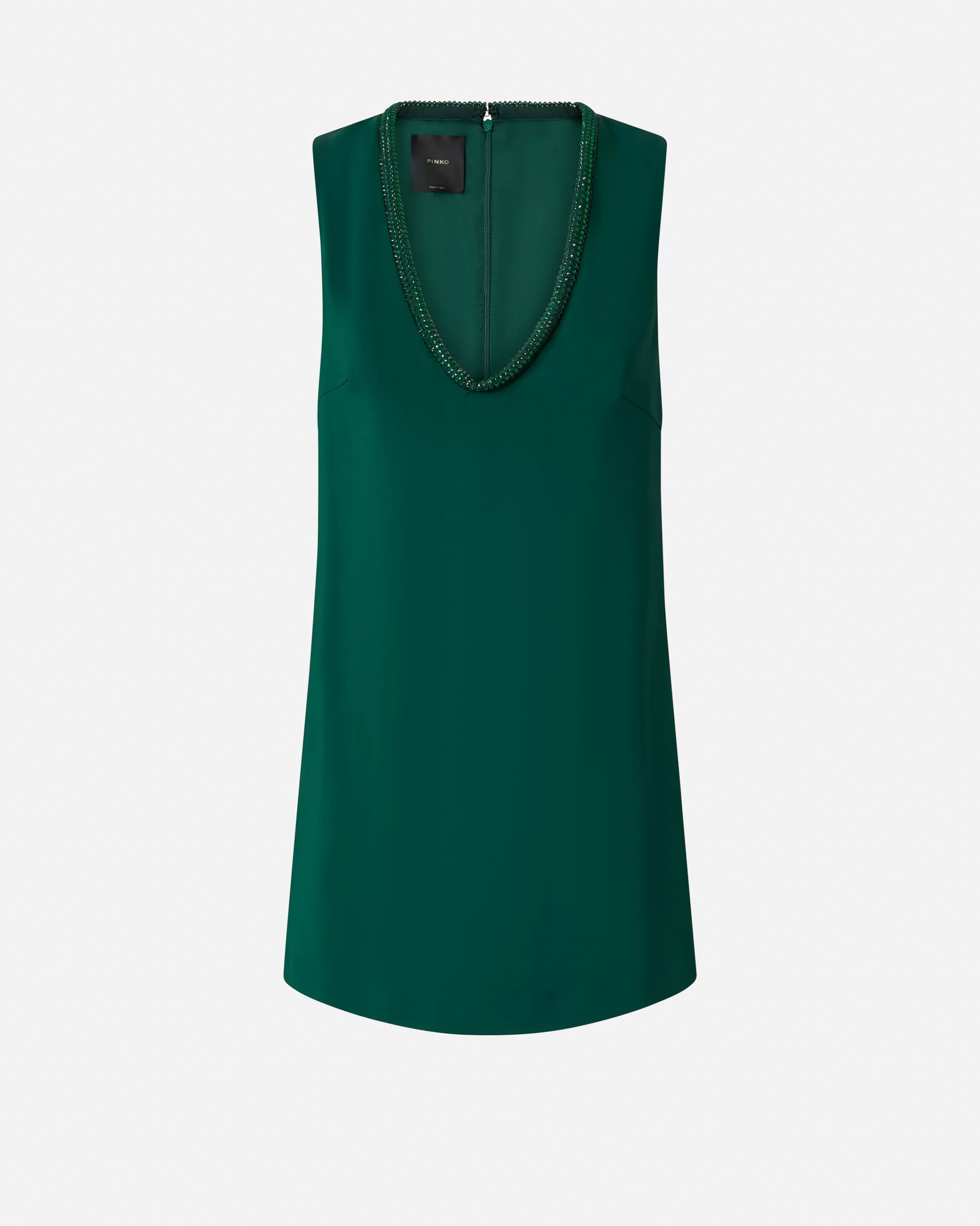 PINKO Mini dress with jewel neck