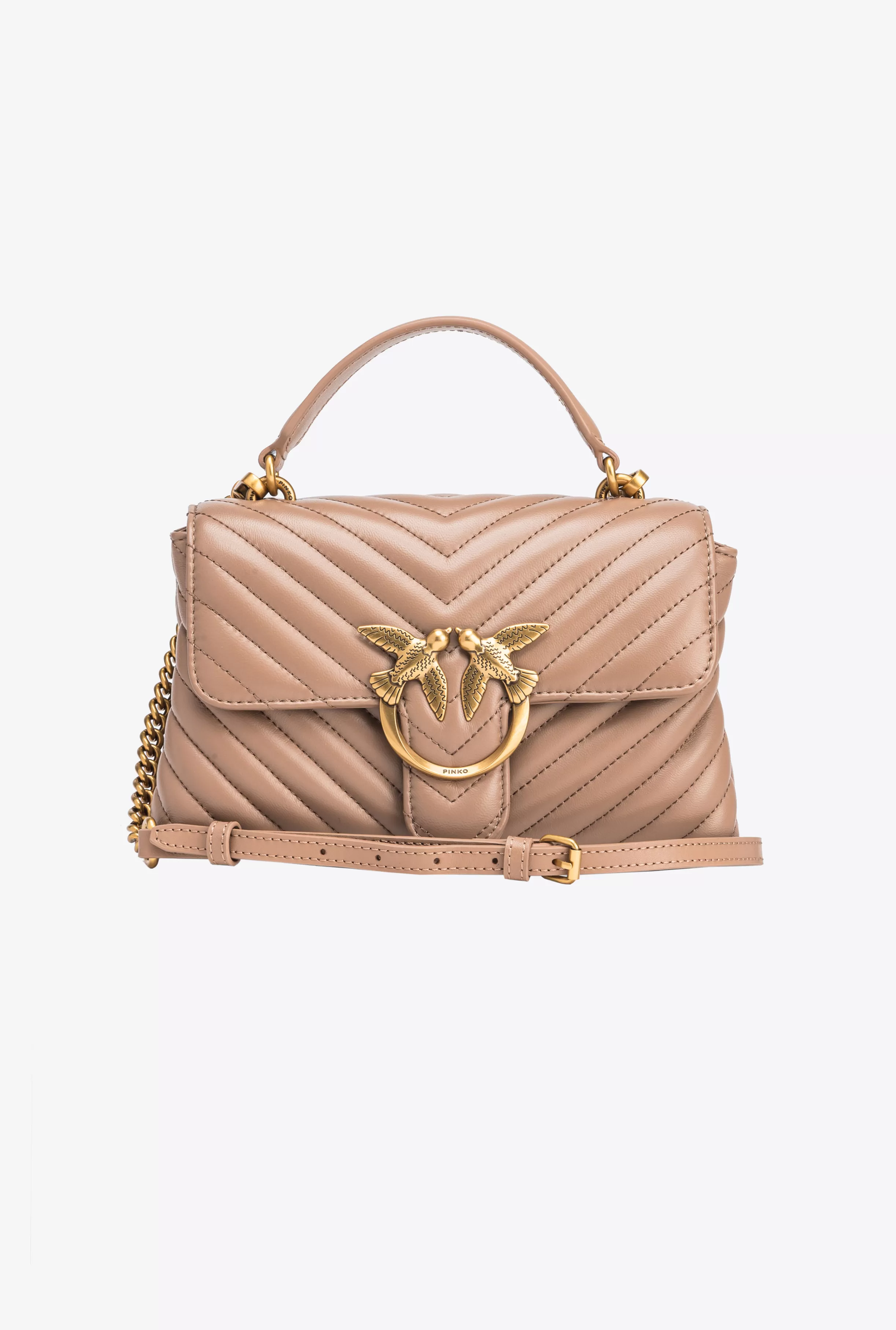 PINKO Mini Lady Love Bag Puff Chevron