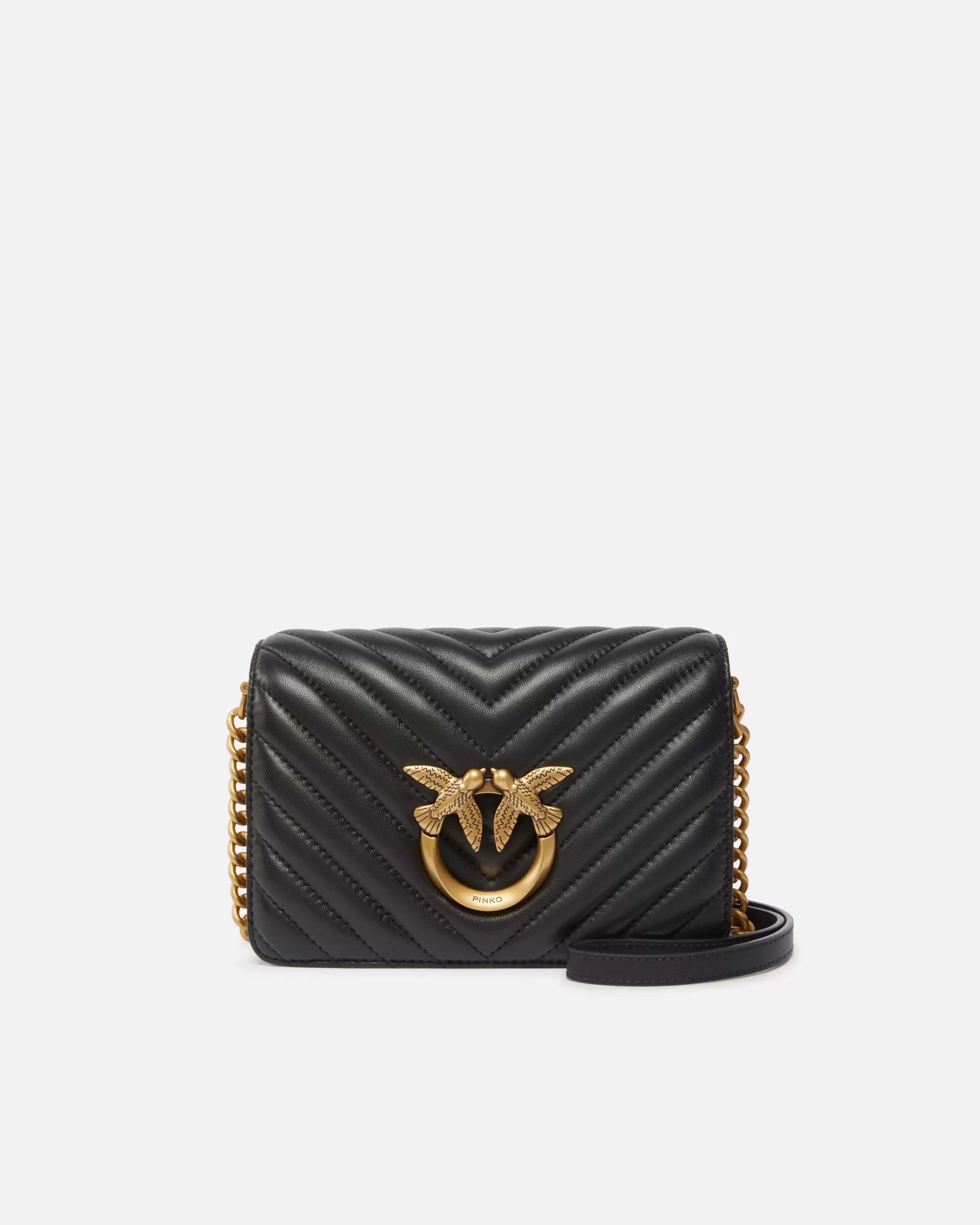 PINKO Mini Love Bag Click Chevron