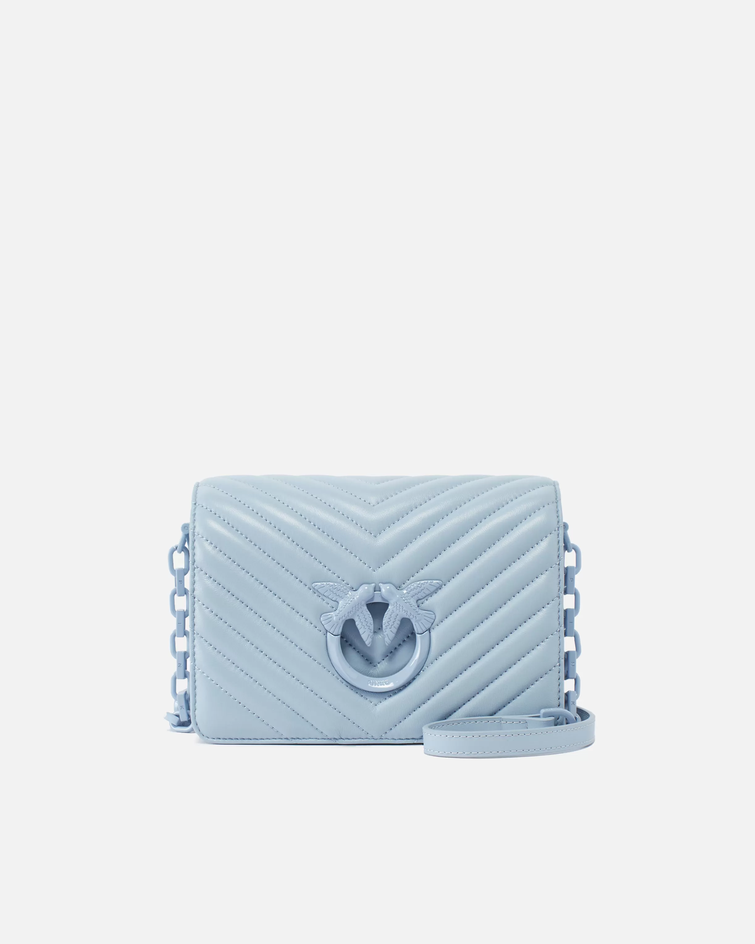 PINKO Mini Love Bag Click Chevron Colour Block