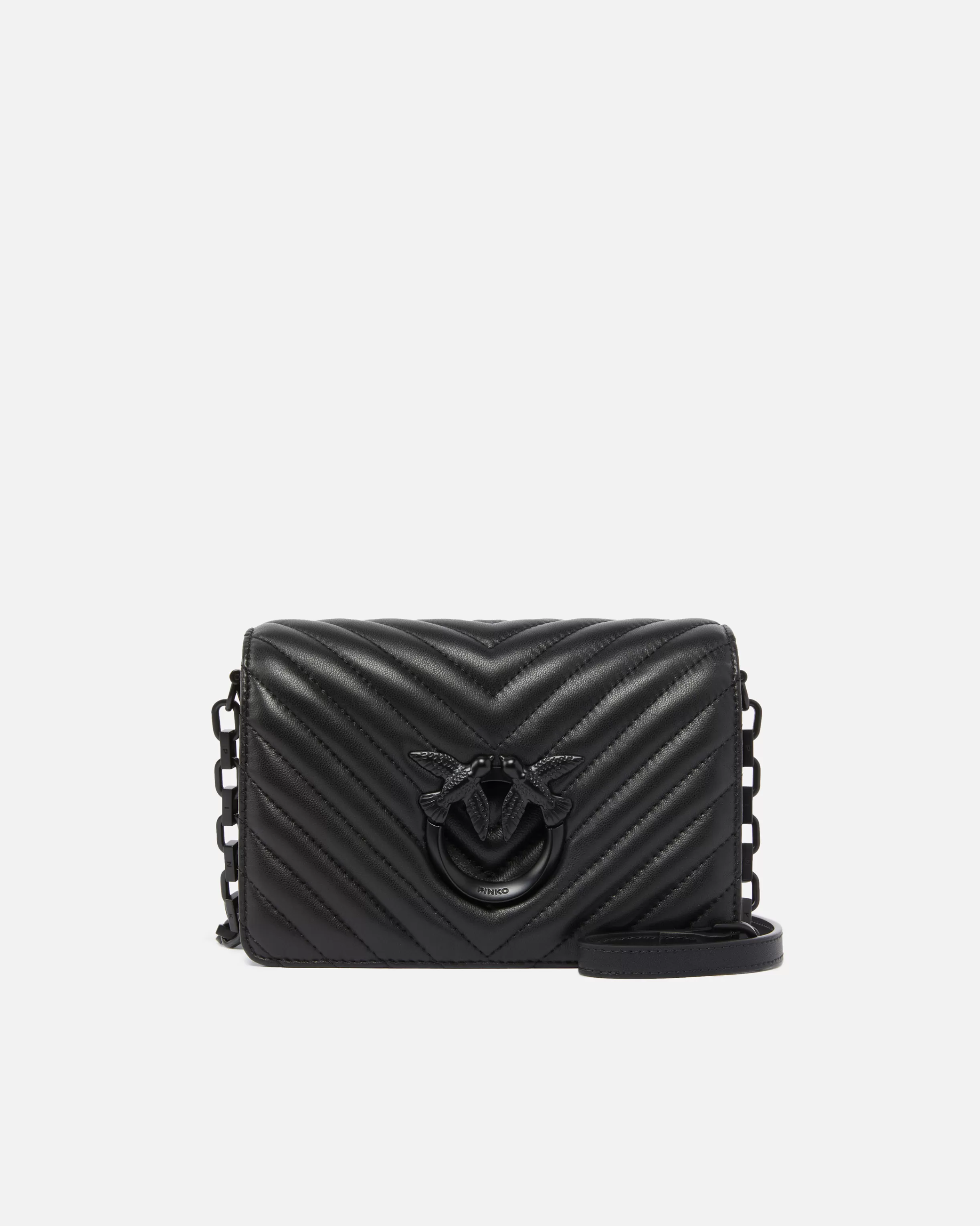 PINKO Mini Love Bag Click Chevron Colour Block