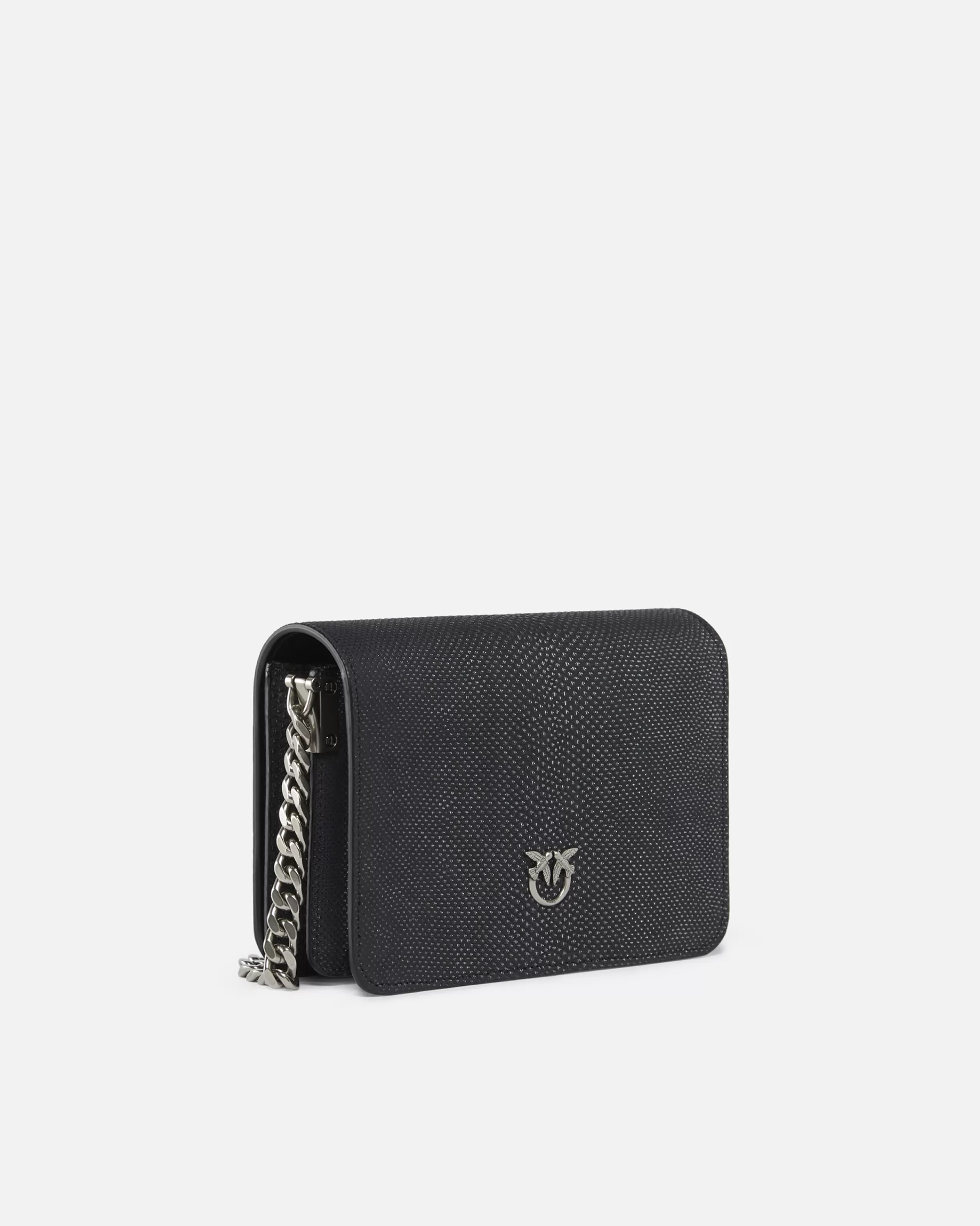 PINKO Mini Love Bag crossbody bag in glitter python Galleria.