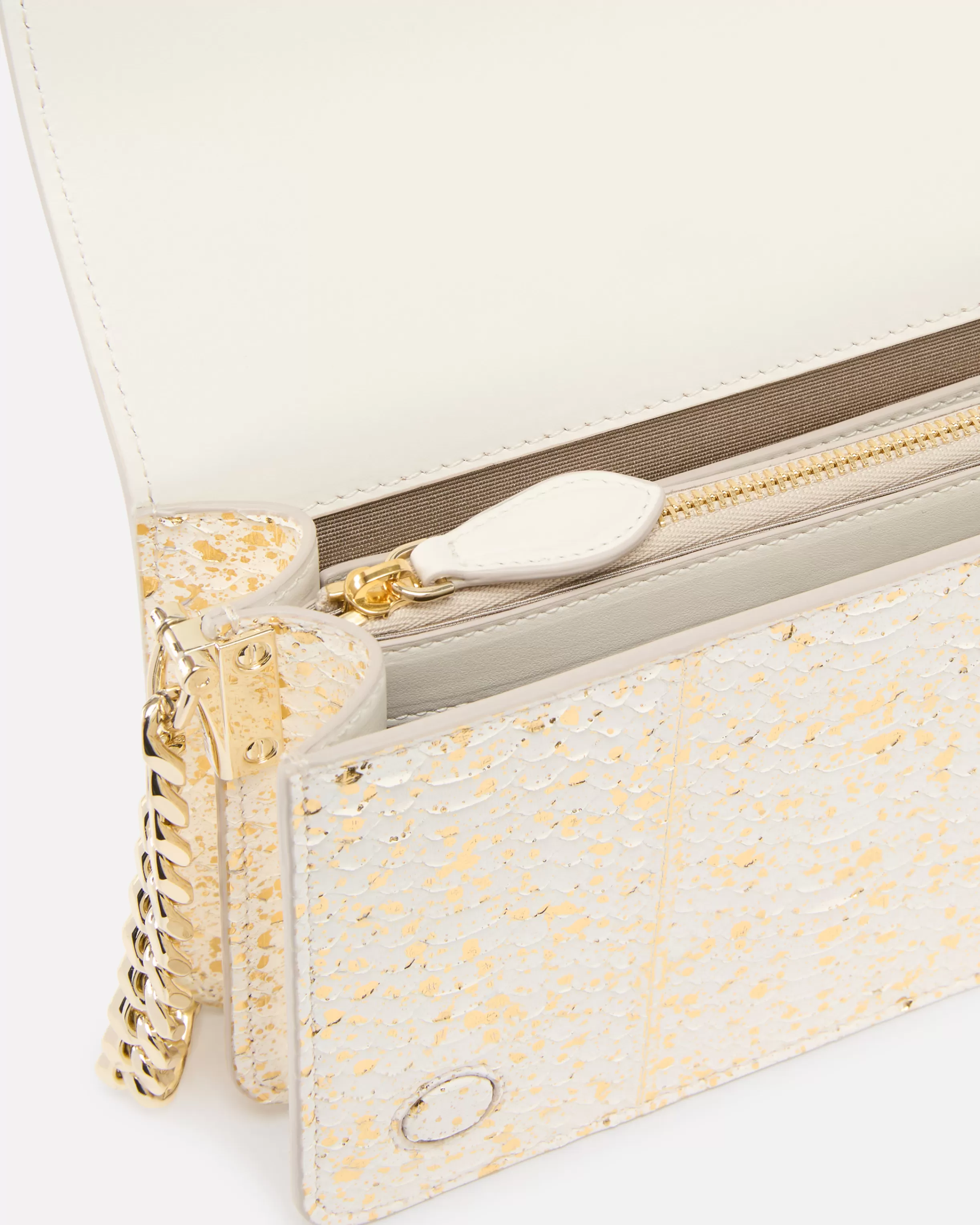 PINKO Mini Love Bag crossbody bag in laminated reptile Galleria.