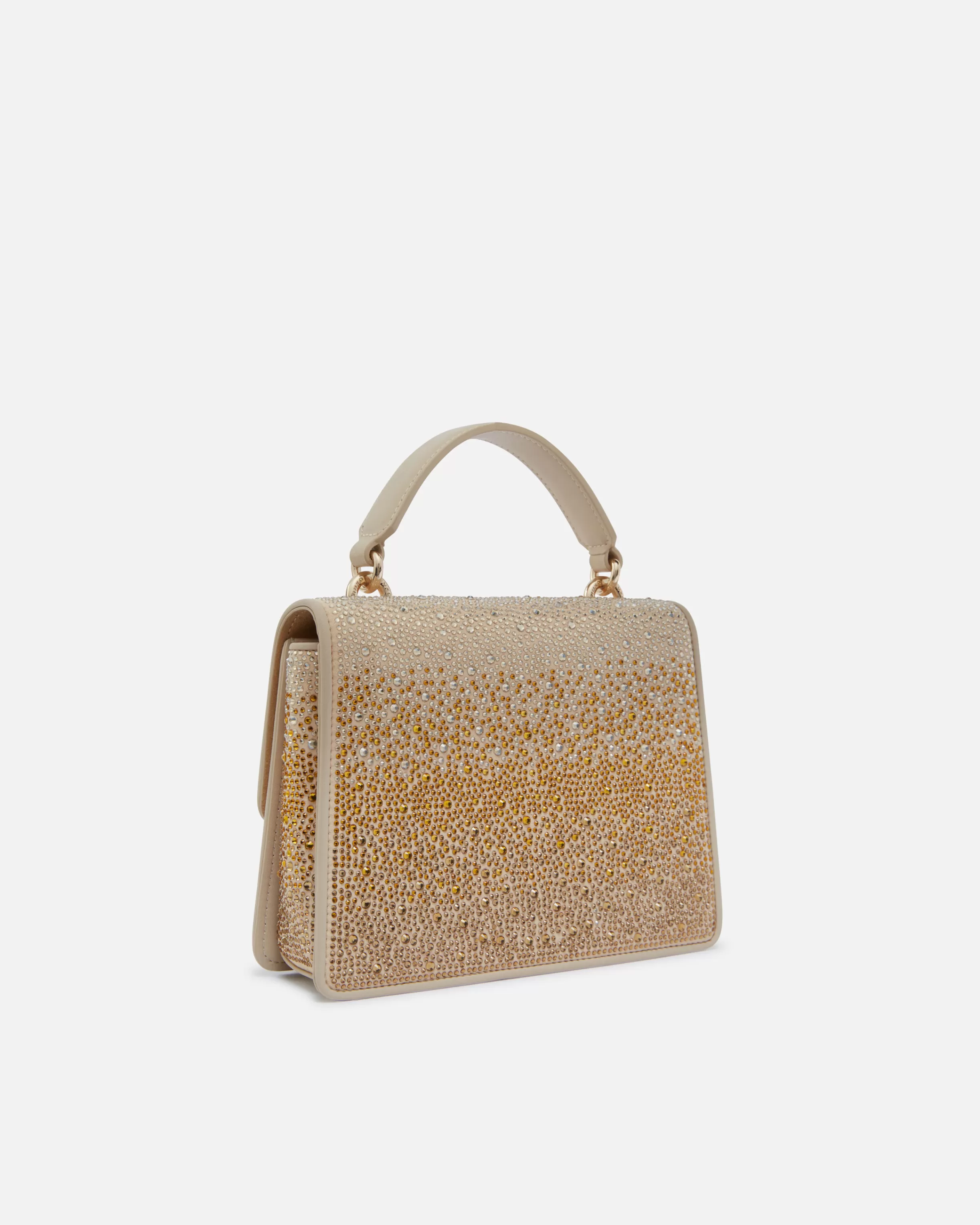 PINKO Mini Love Bag handbag with gradient-effect rhinestones