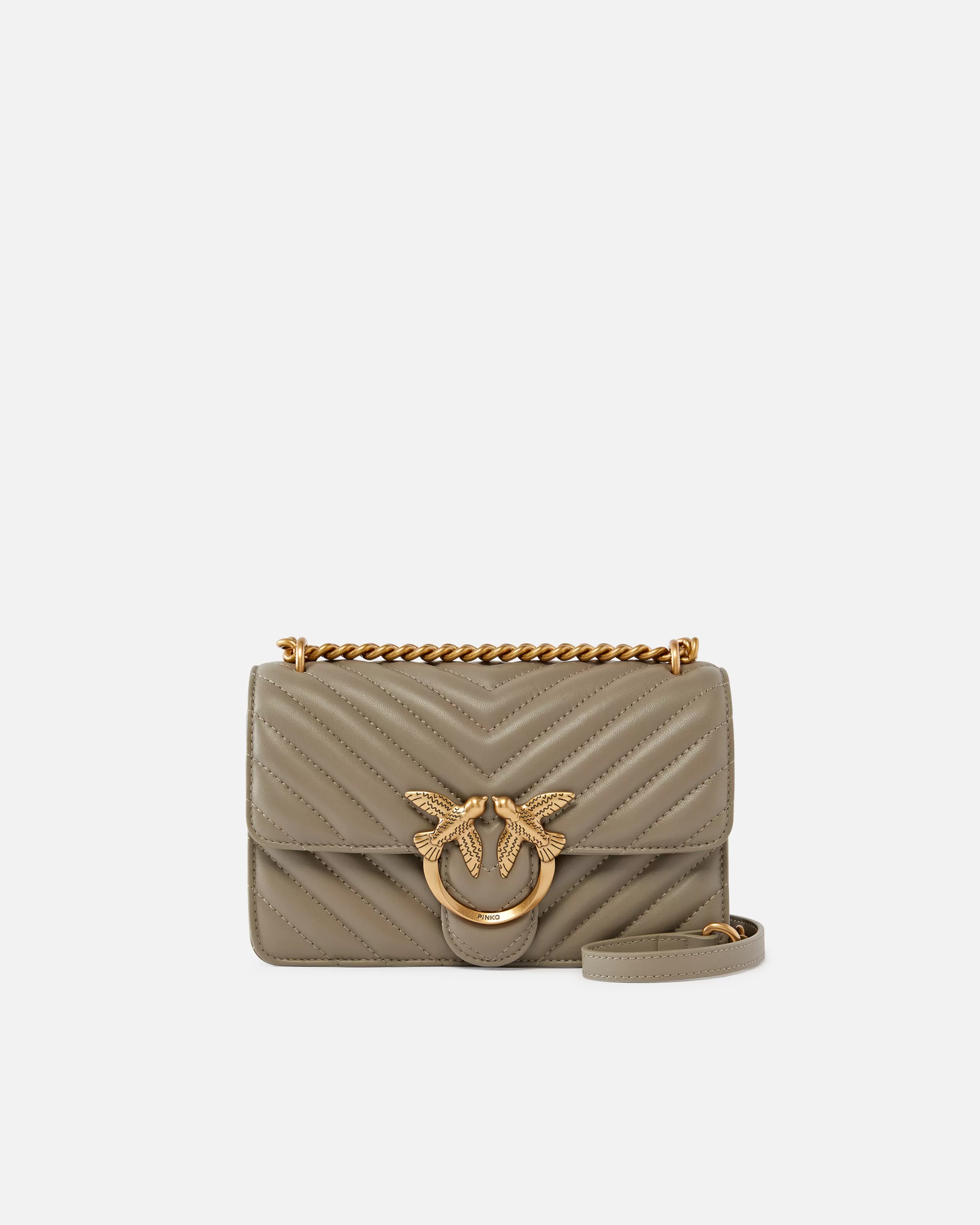 PINKO Mini Love Bag One Chevron