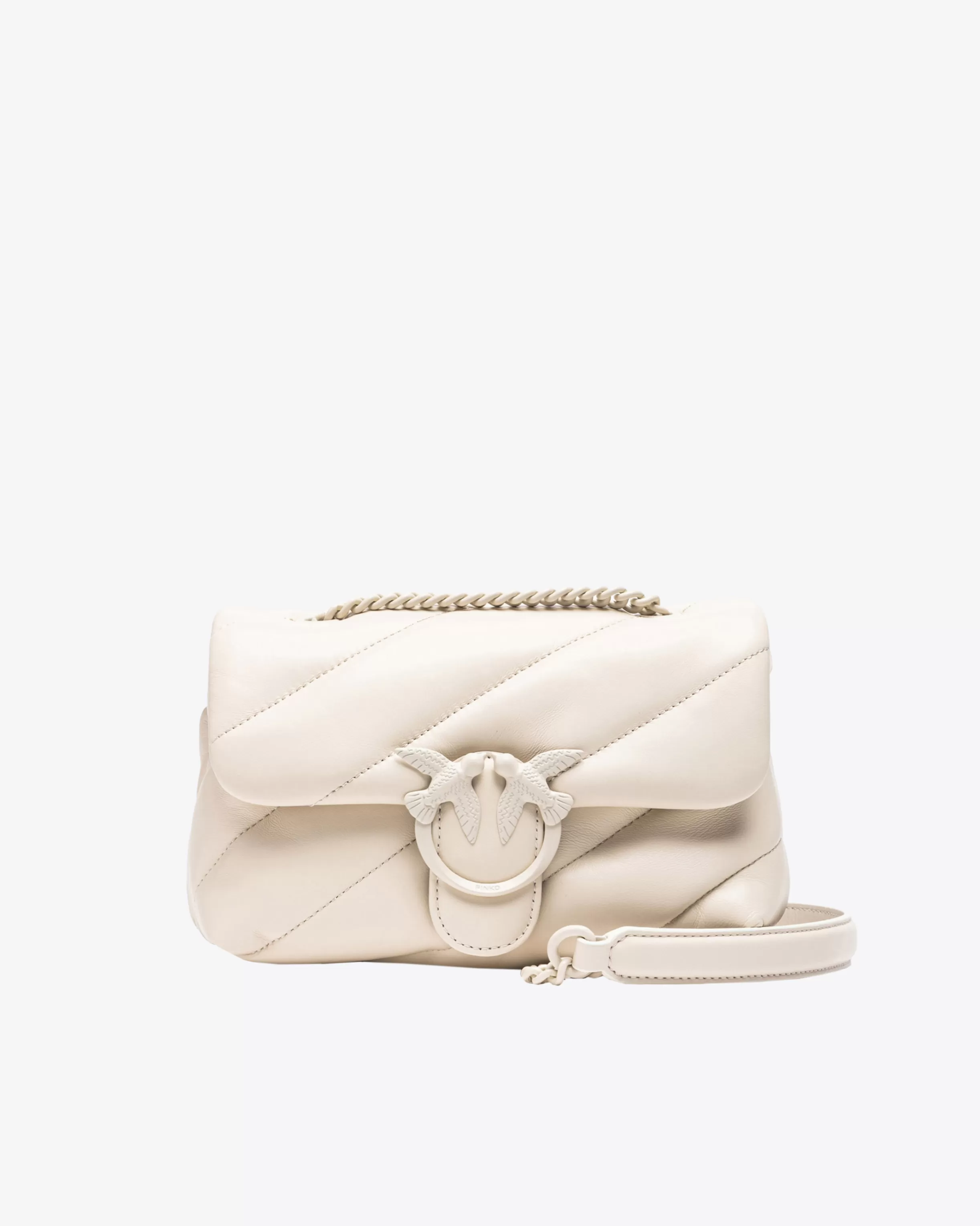 PINKO Mini Love Bag Puff in colour-block nappa leather