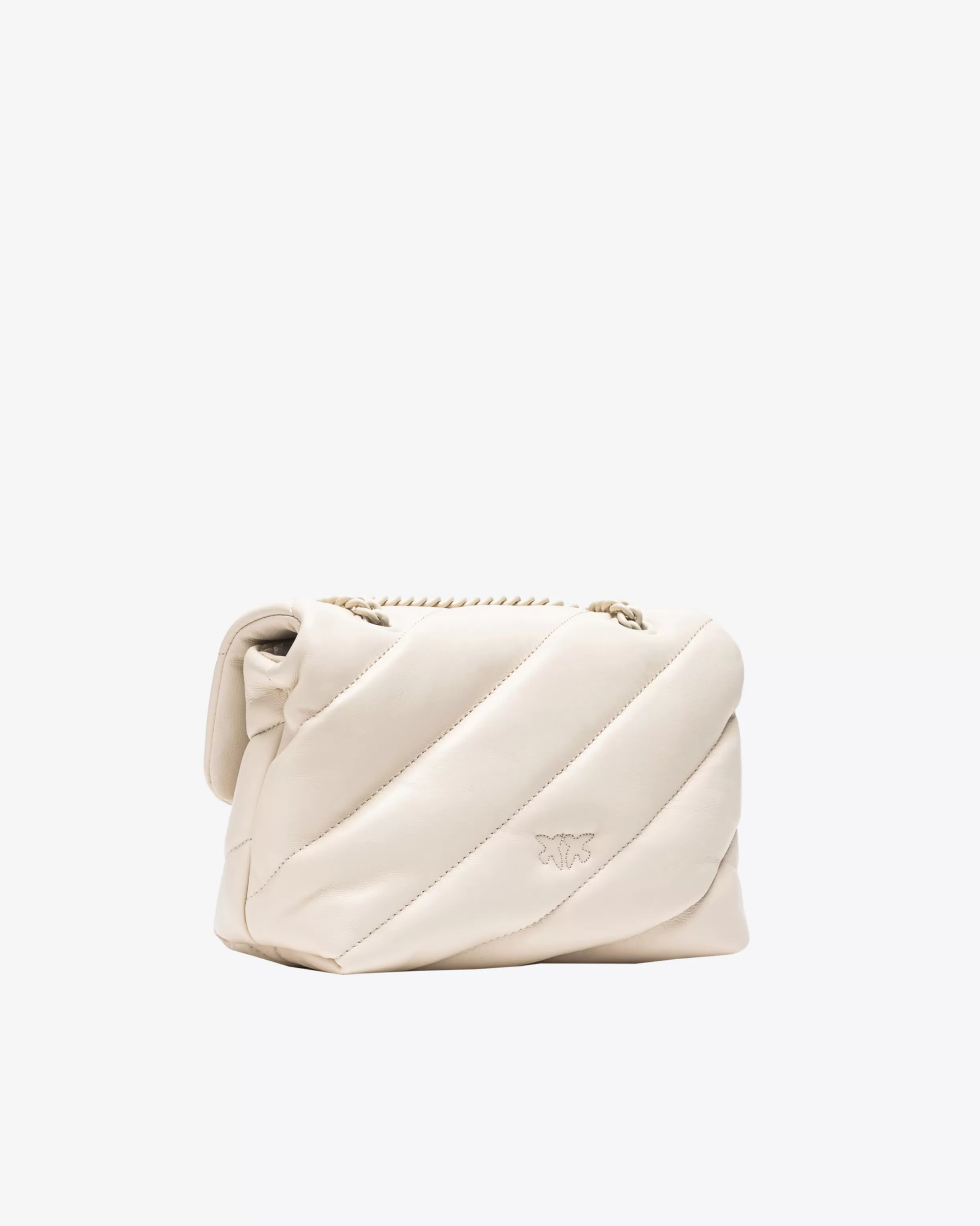 PINKO Mini Love Bag Puff in colour-block nappa leather