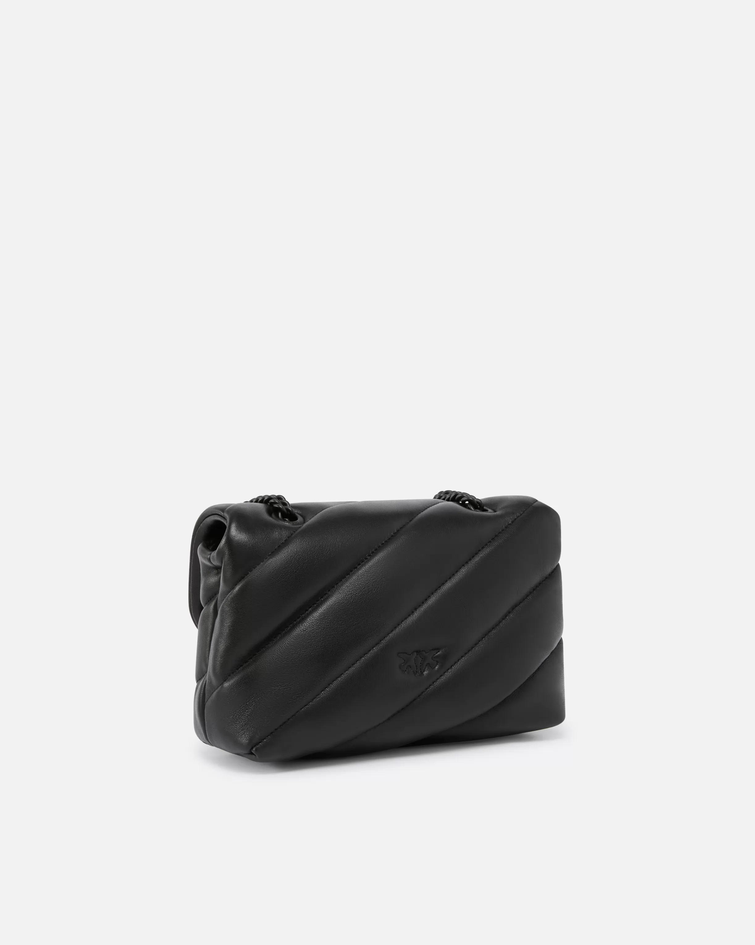 PINKO Mini Love Bag Puff in colour-block nappa leather