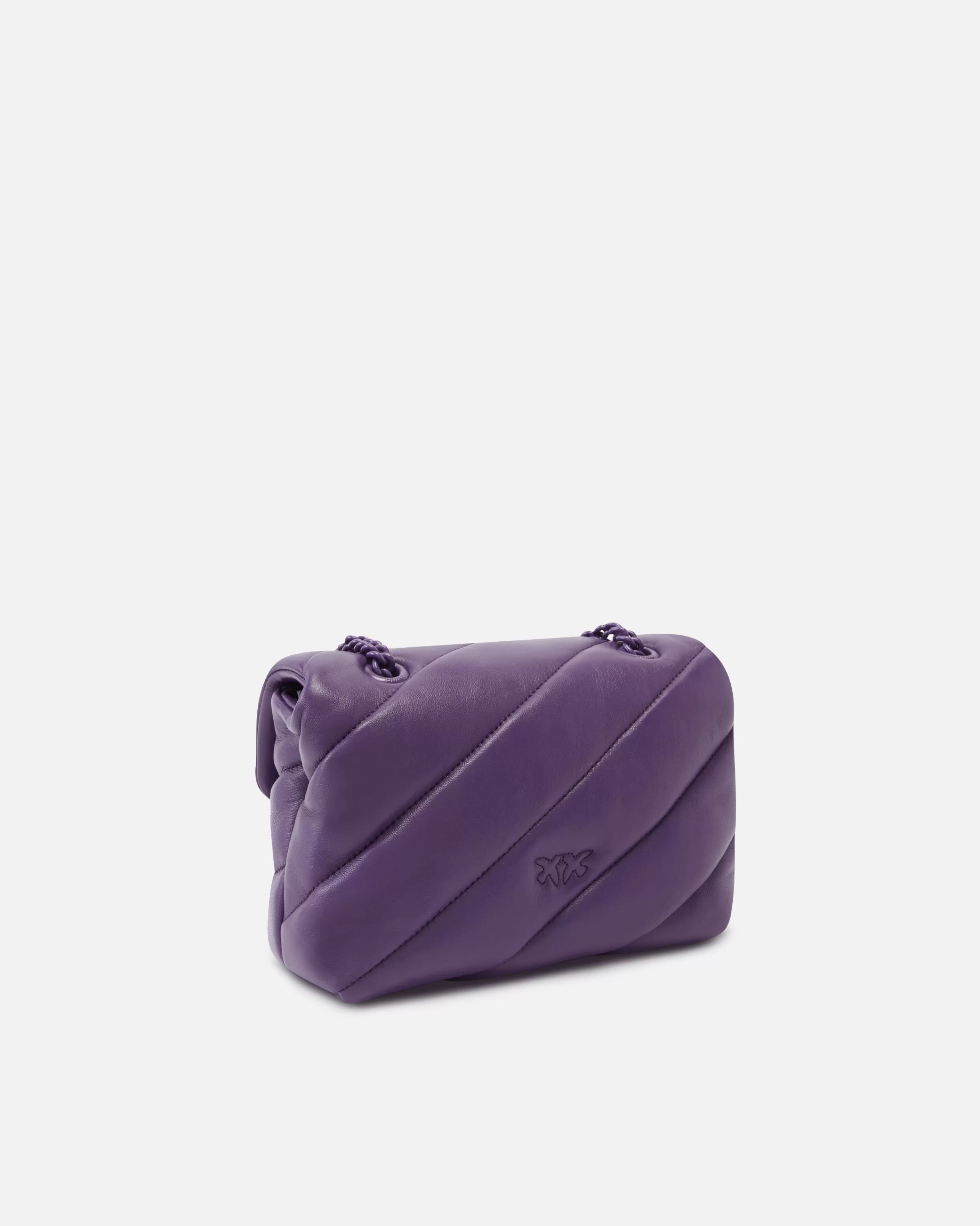 PINKO Mini Love Bag Puff in colour-block nappa leather