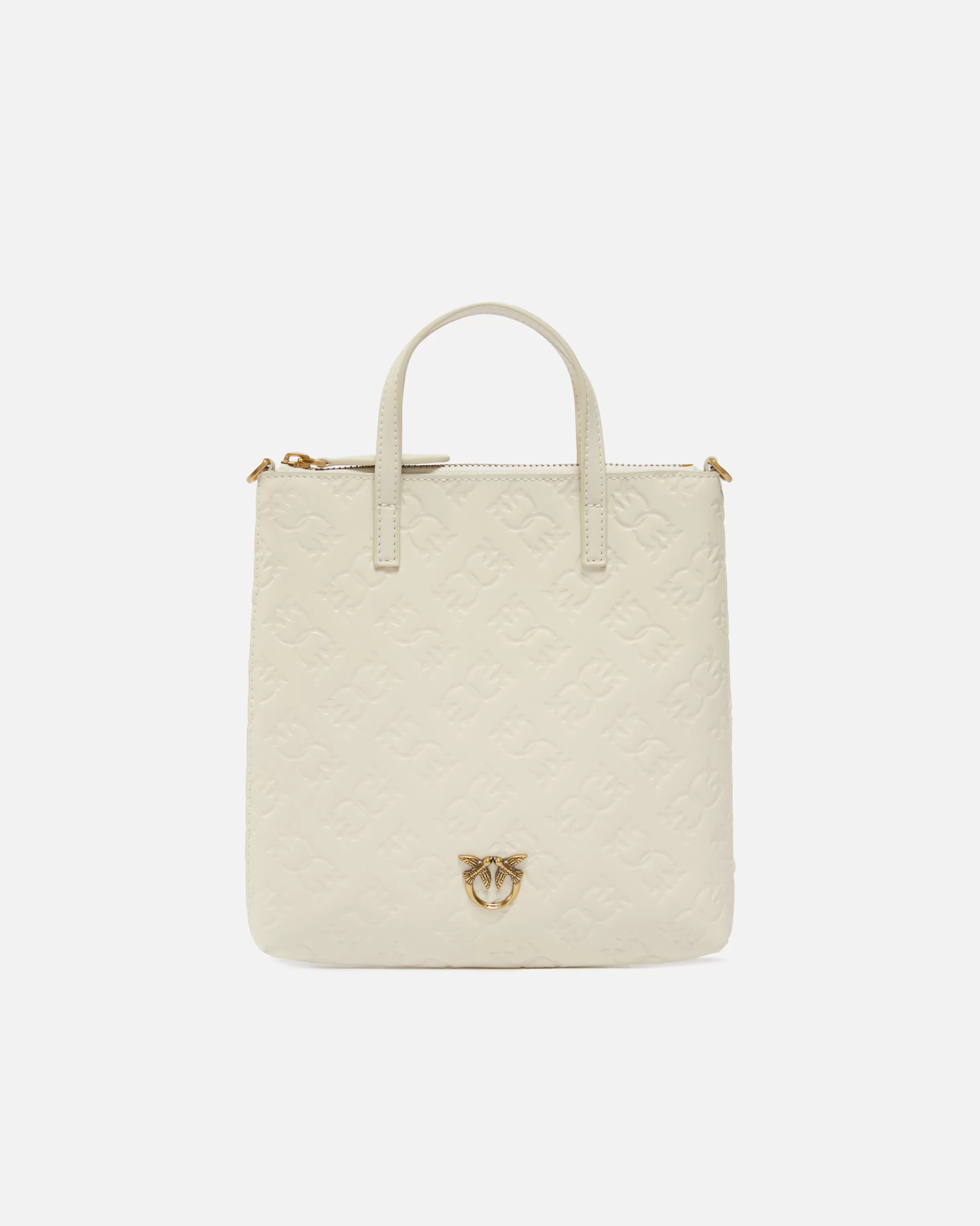 PINKO Mini shopper bag with Monogram logo