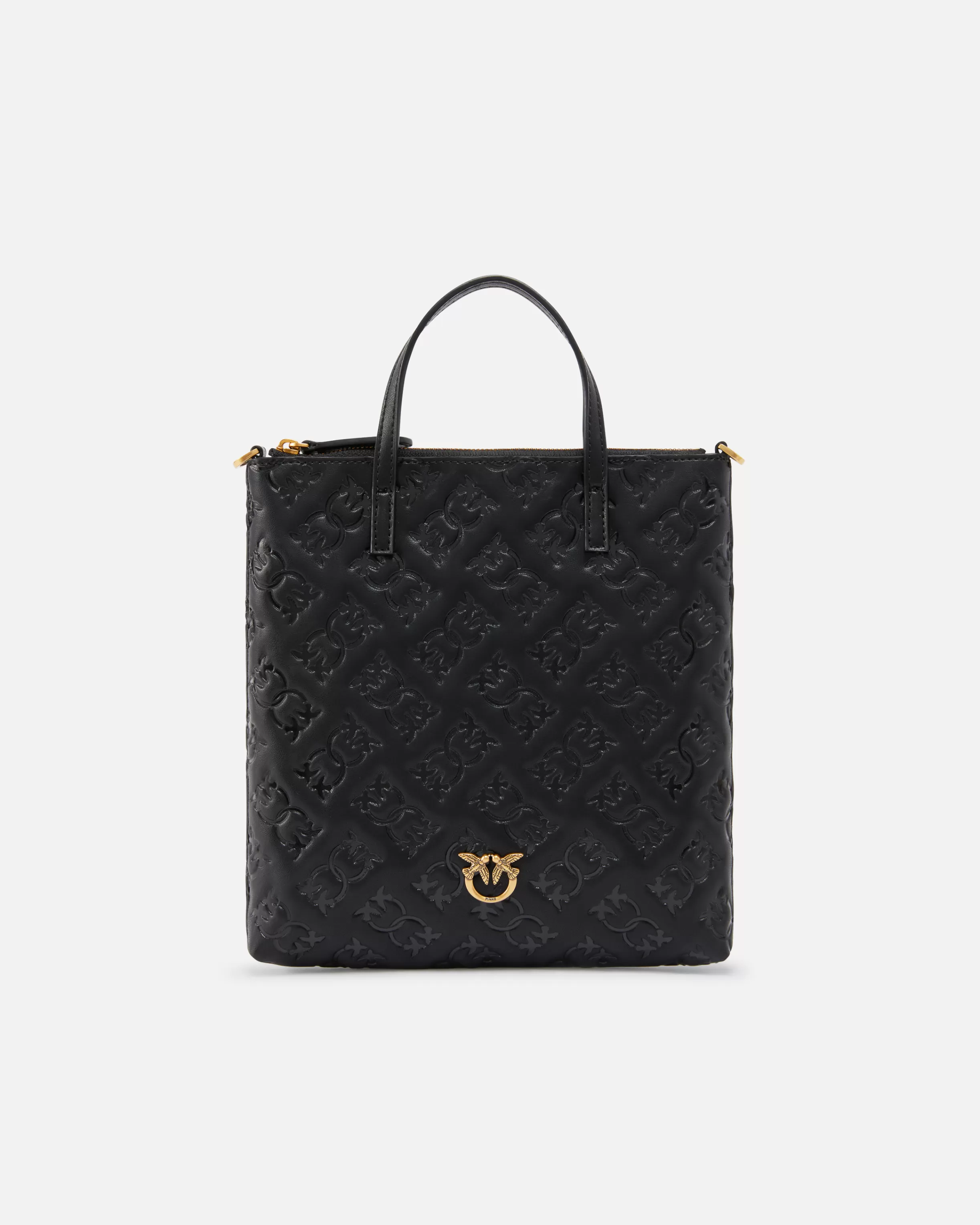 PINKO Mini shopper bag with Monogram logo