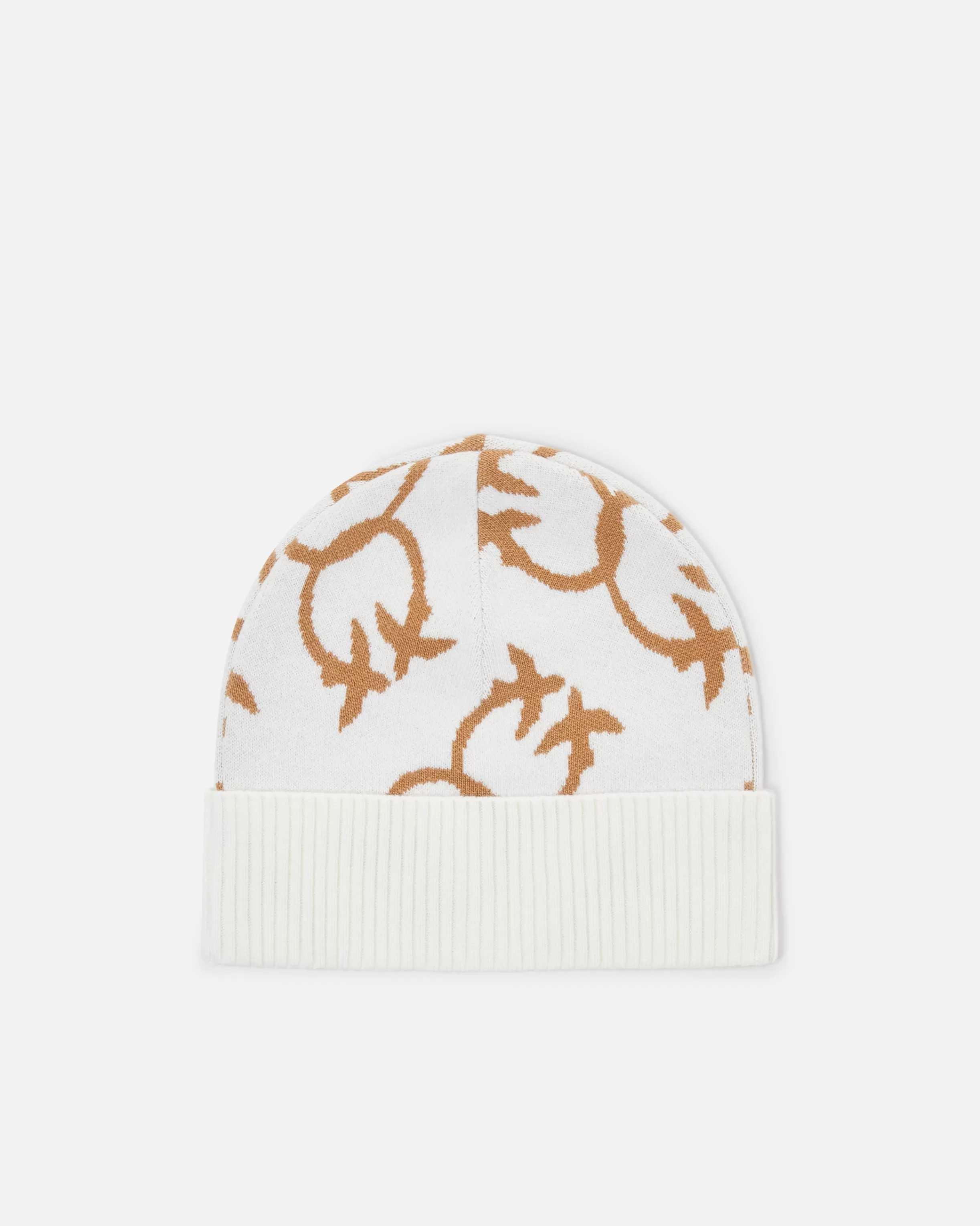 PINKO Monogram jacquard beanie