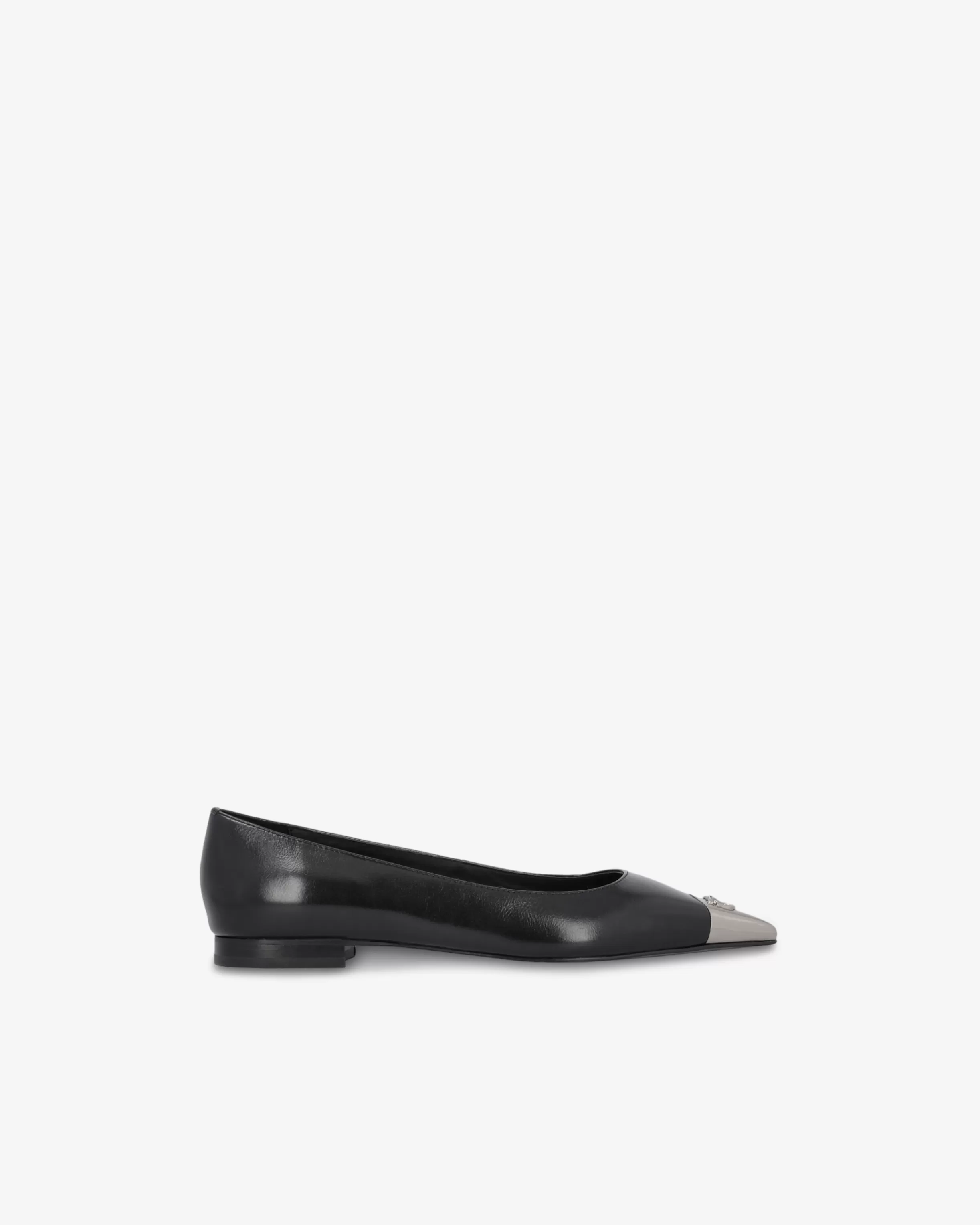 PINKO Nappa leather ballerinas with metal toe