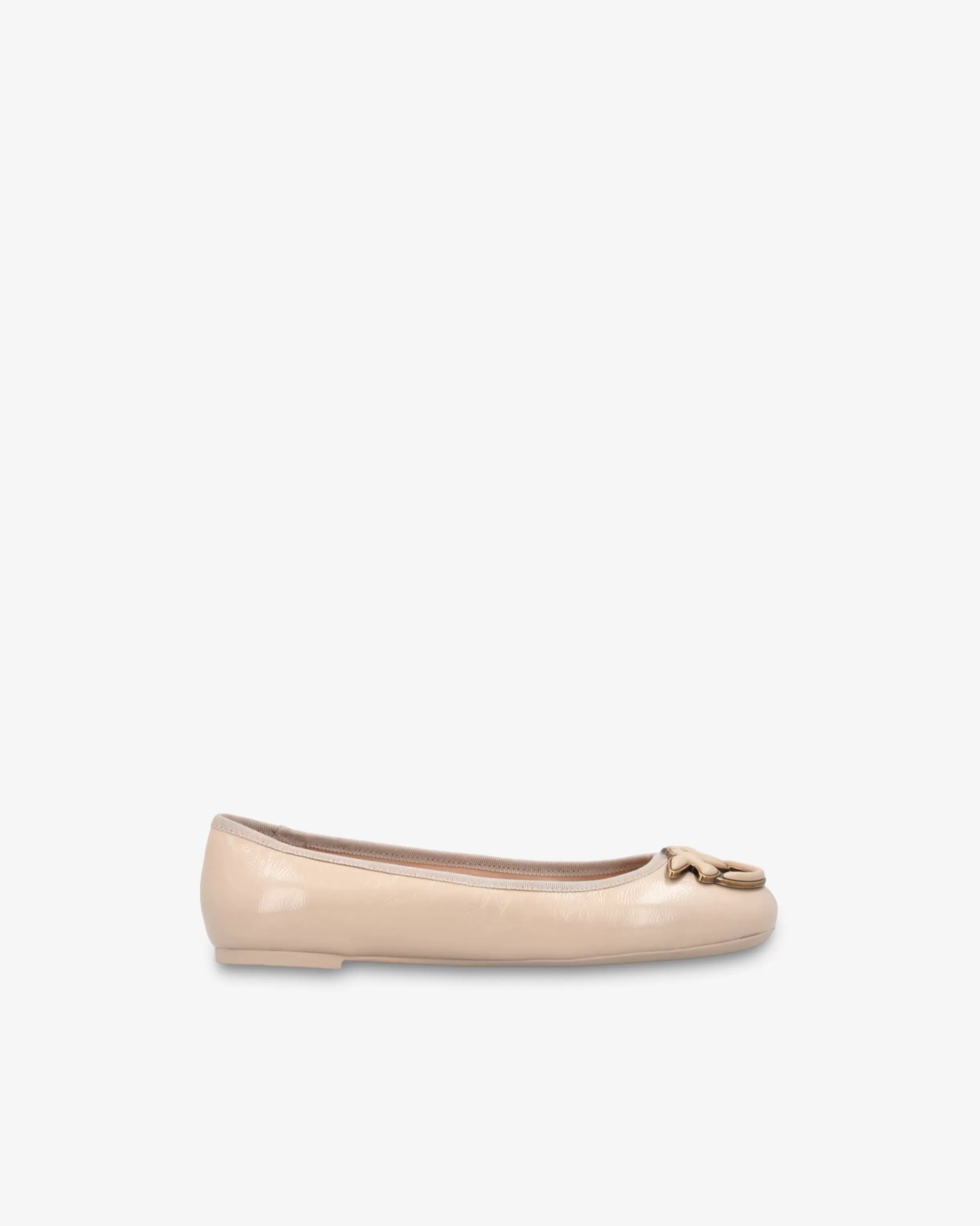 PINKO Nappa leather ballerinas with removable ribbons