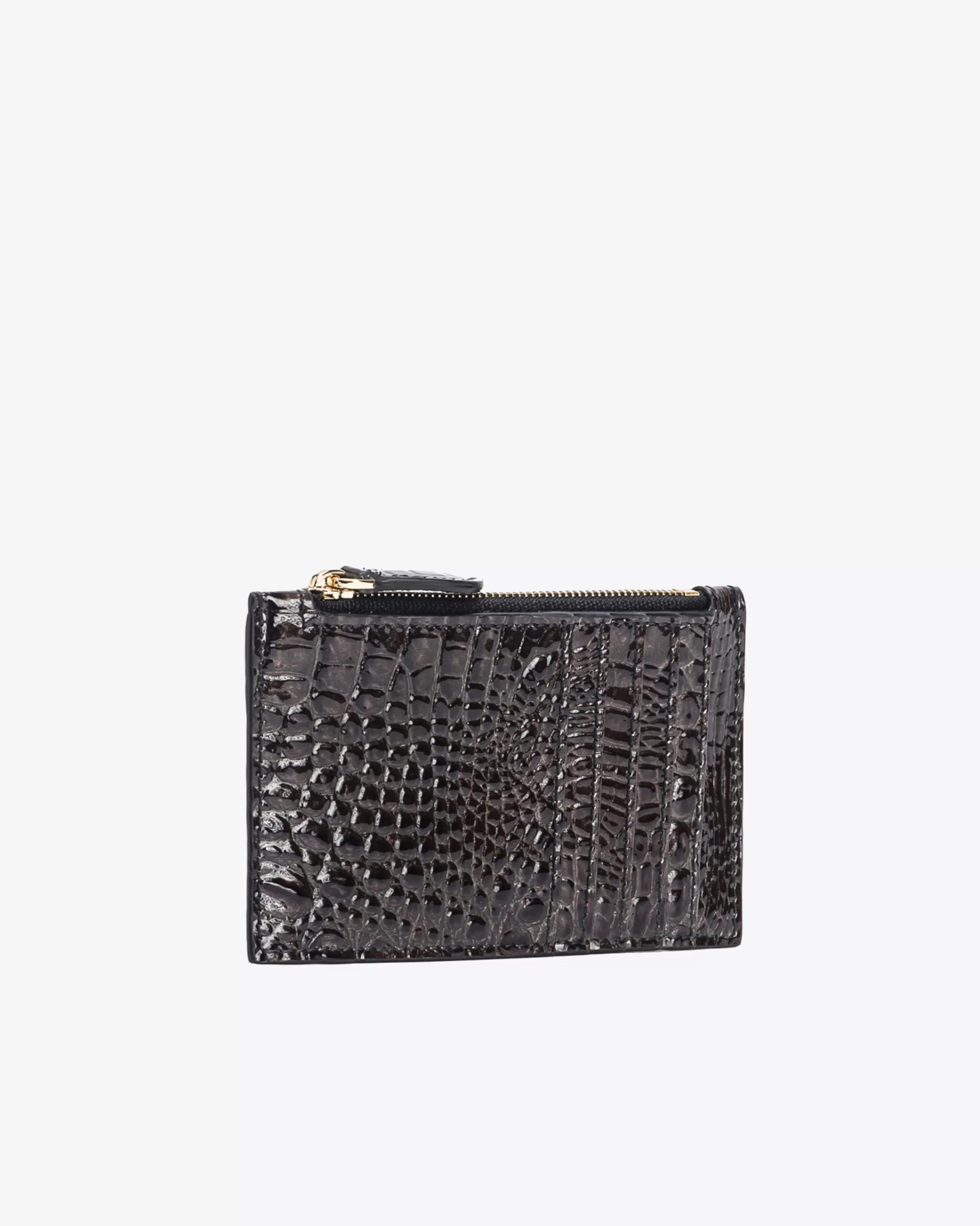 PINKO Galleria croc-print card holder