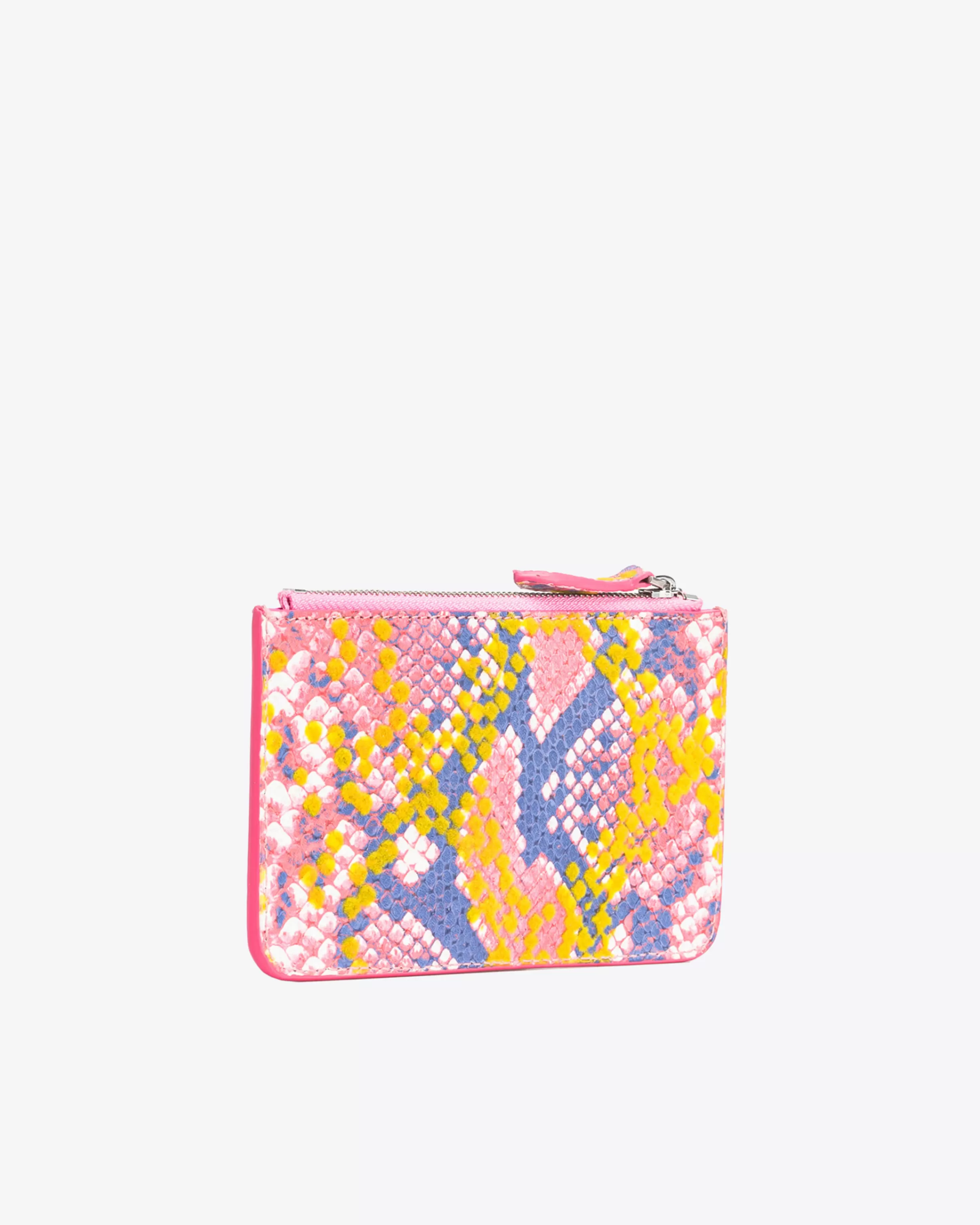 PINKO Galleria flat pouch in reptile skin