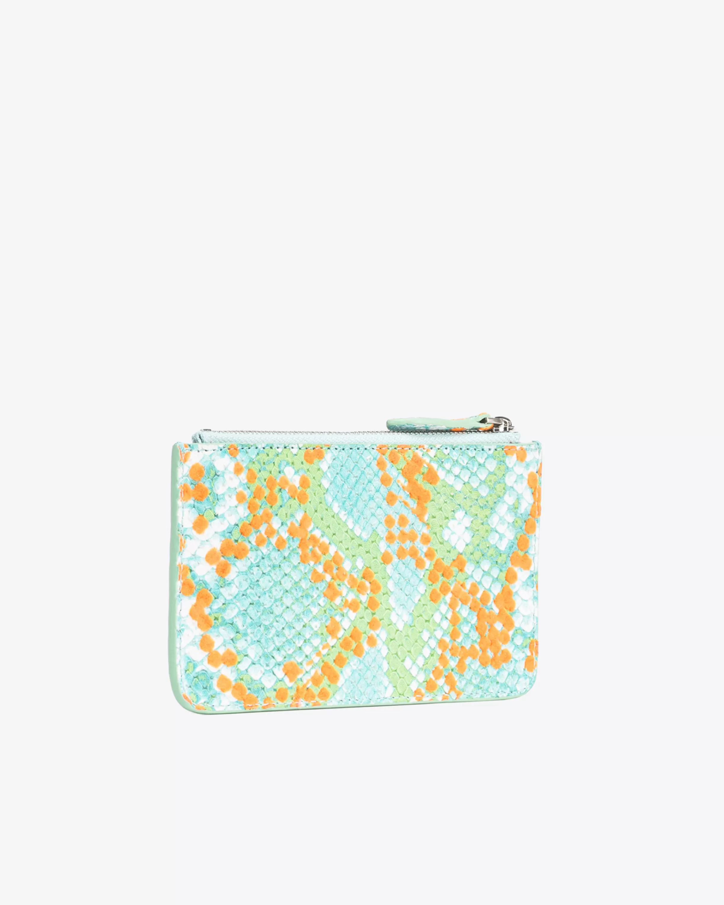 PINKO Galleria flat pouch in reptile skin