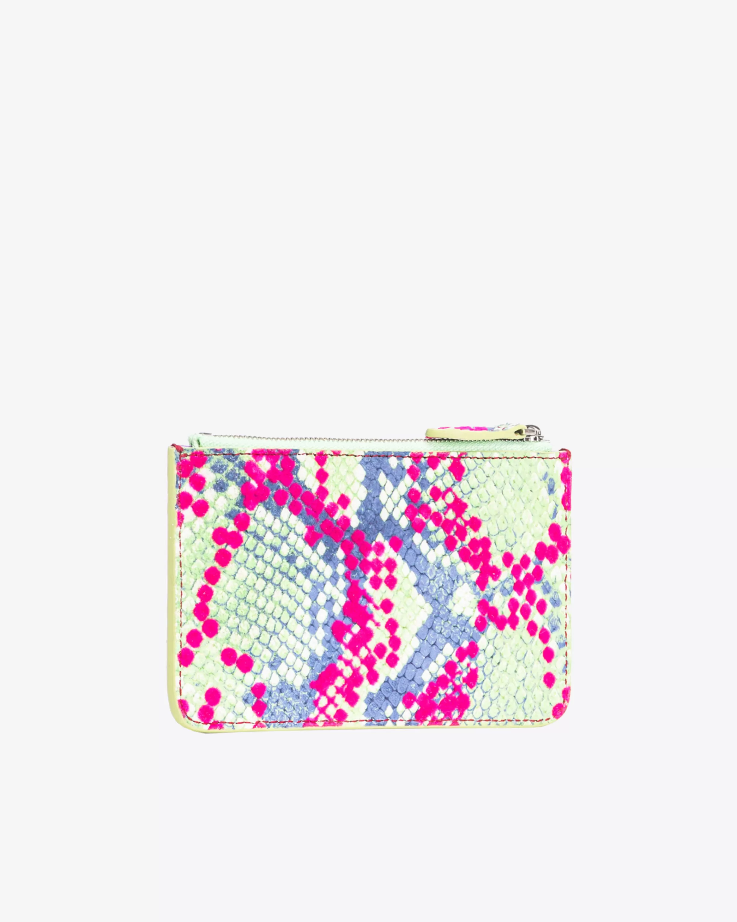 PINKO Galleria flat pouch in reptile skin