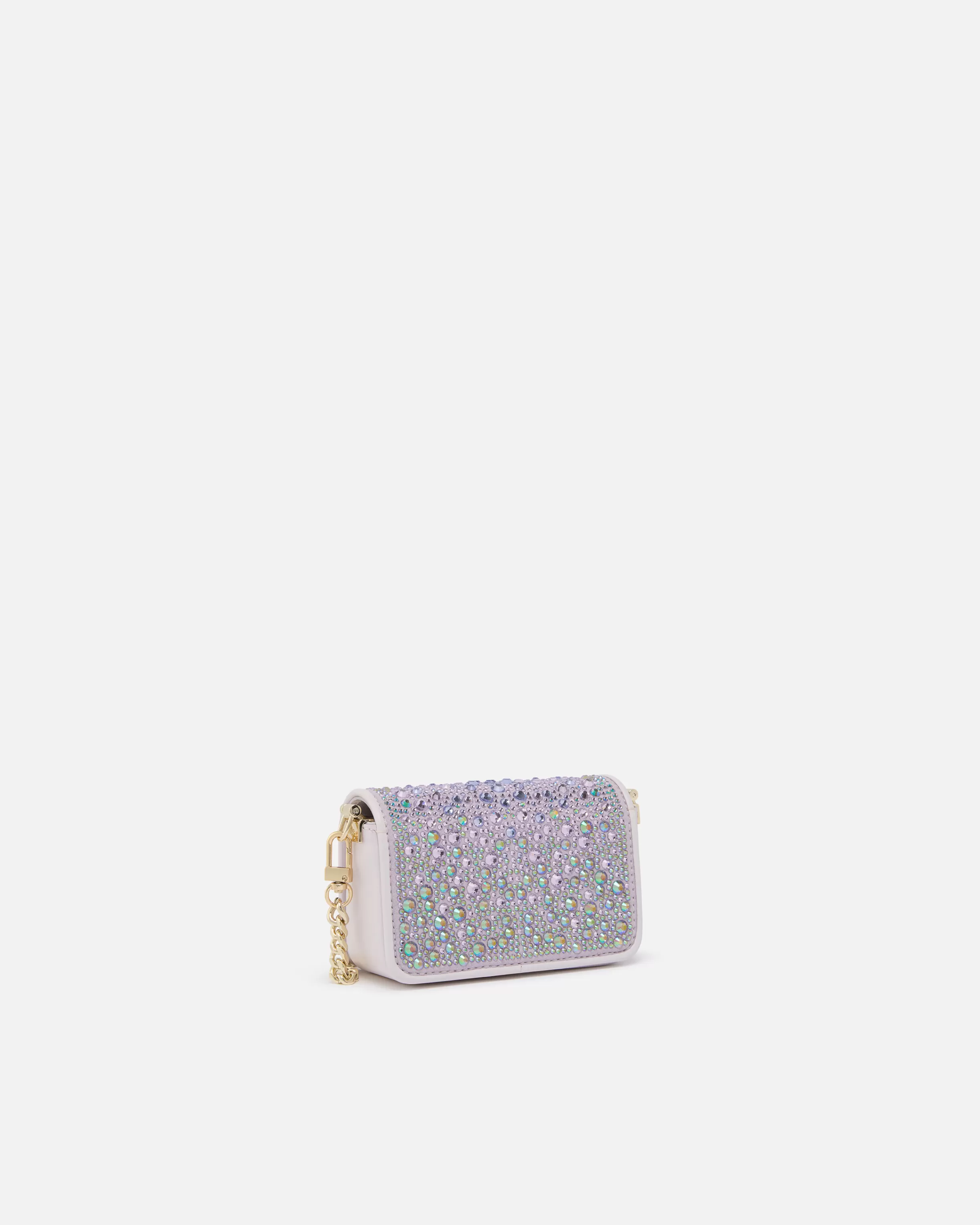 PINKO Galleria full-rhinestone Micro Love Bag Click