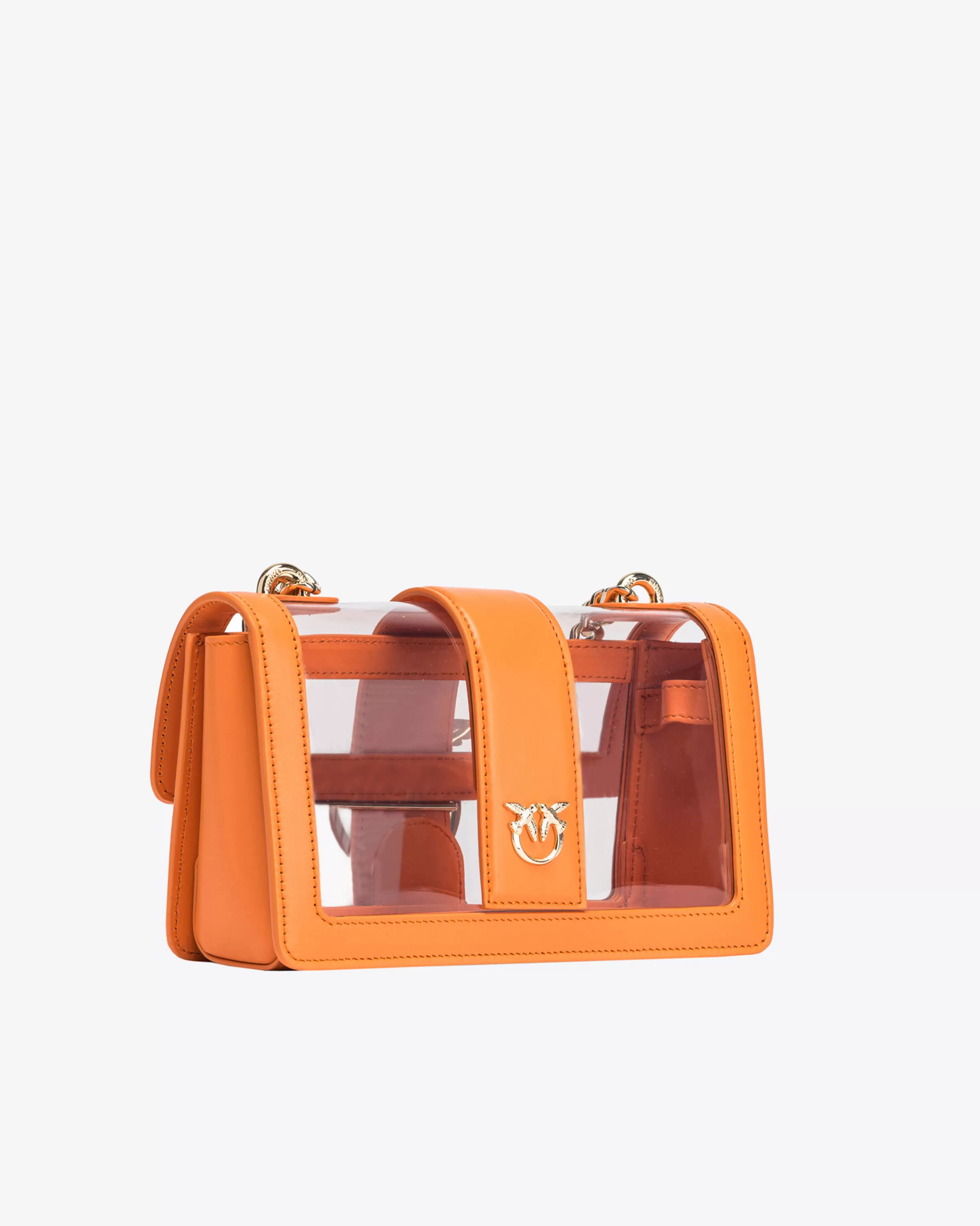 PINKO Galleria Mini Love Bag One Light in transparent material