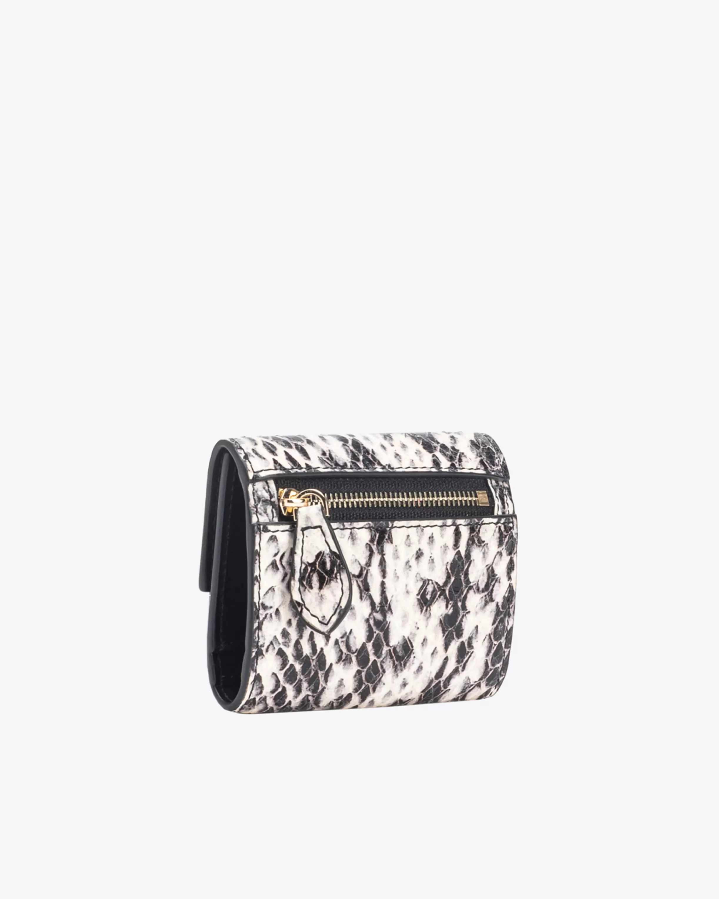 PINKO Galleria small wallet in reptile-print leather