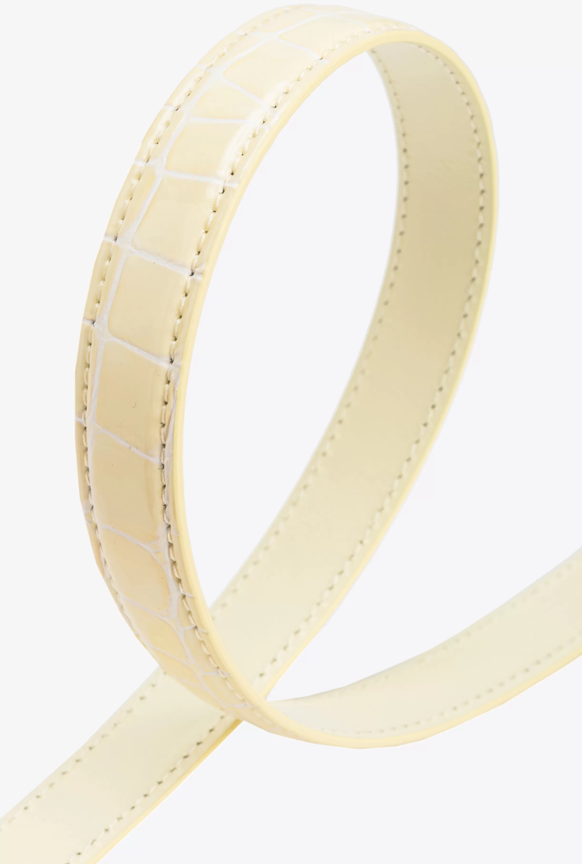 pinko_galleria_thin_cm_shiny_crocprint_belt_with_love_birds_buckle_2-1.webp PINKO Galleria thin 2cm shiny croc-print belt with Love Birds buckle