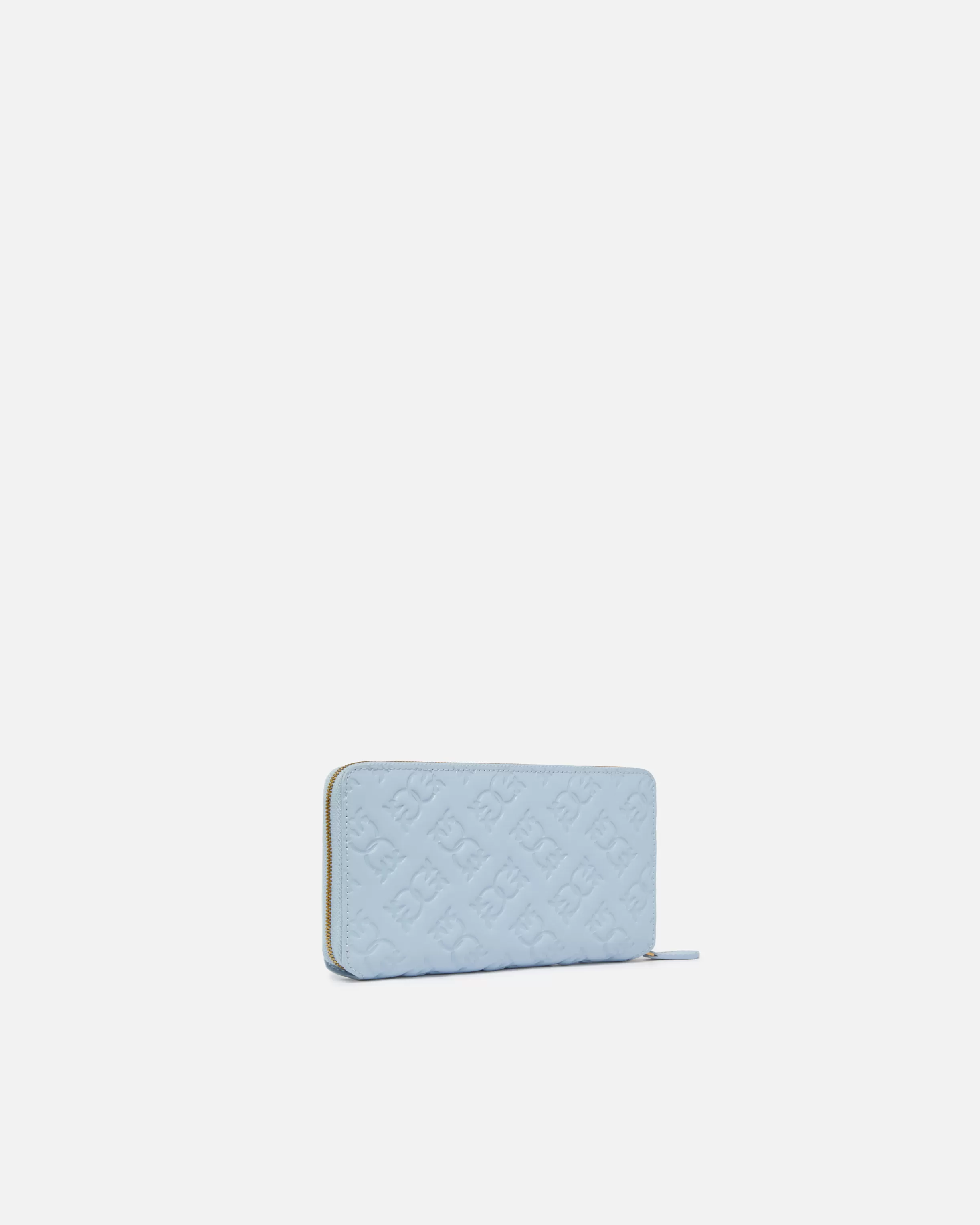 PINKO Rectangular leather monogram wallet