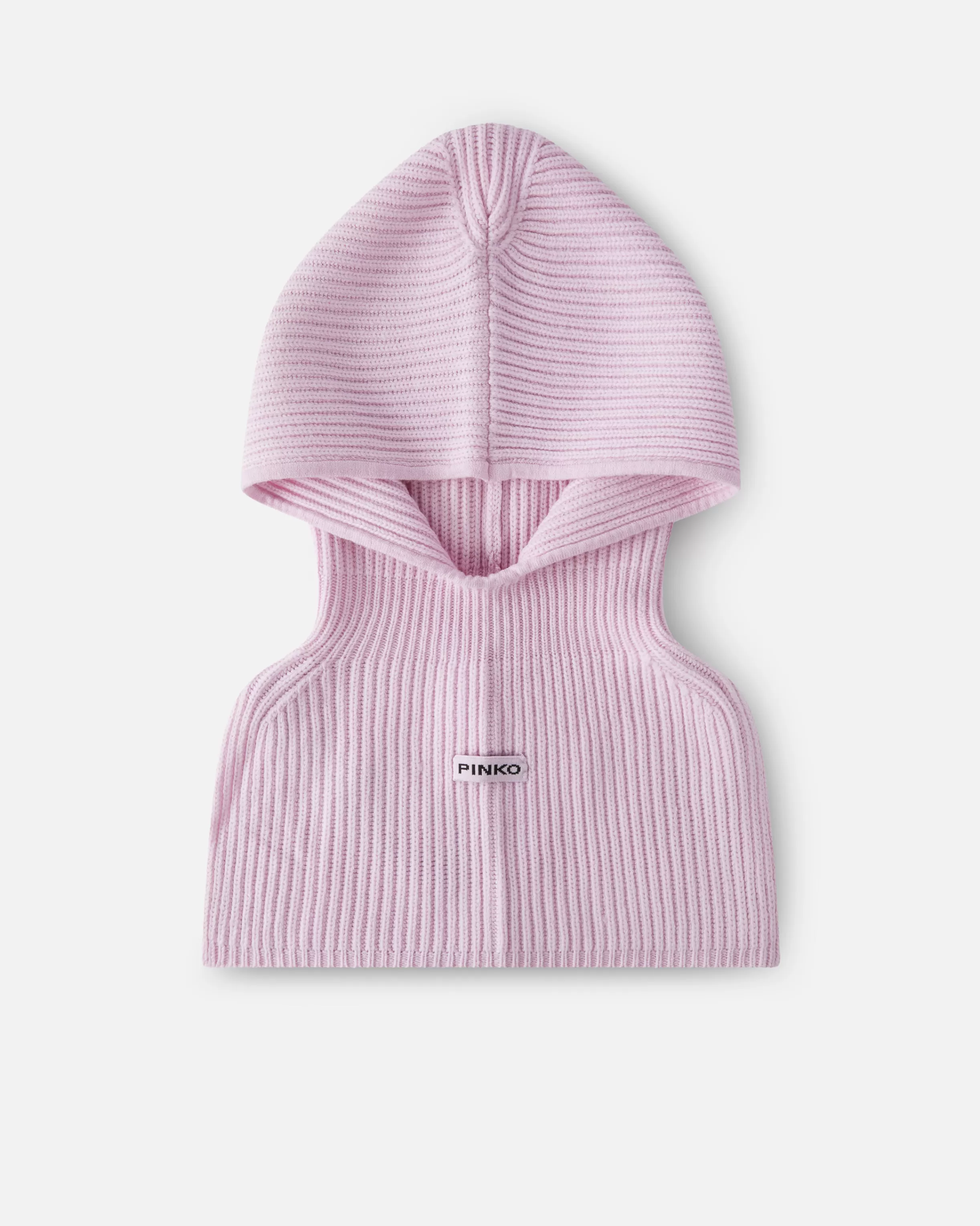 PINKO Ribbed balaclava beanie