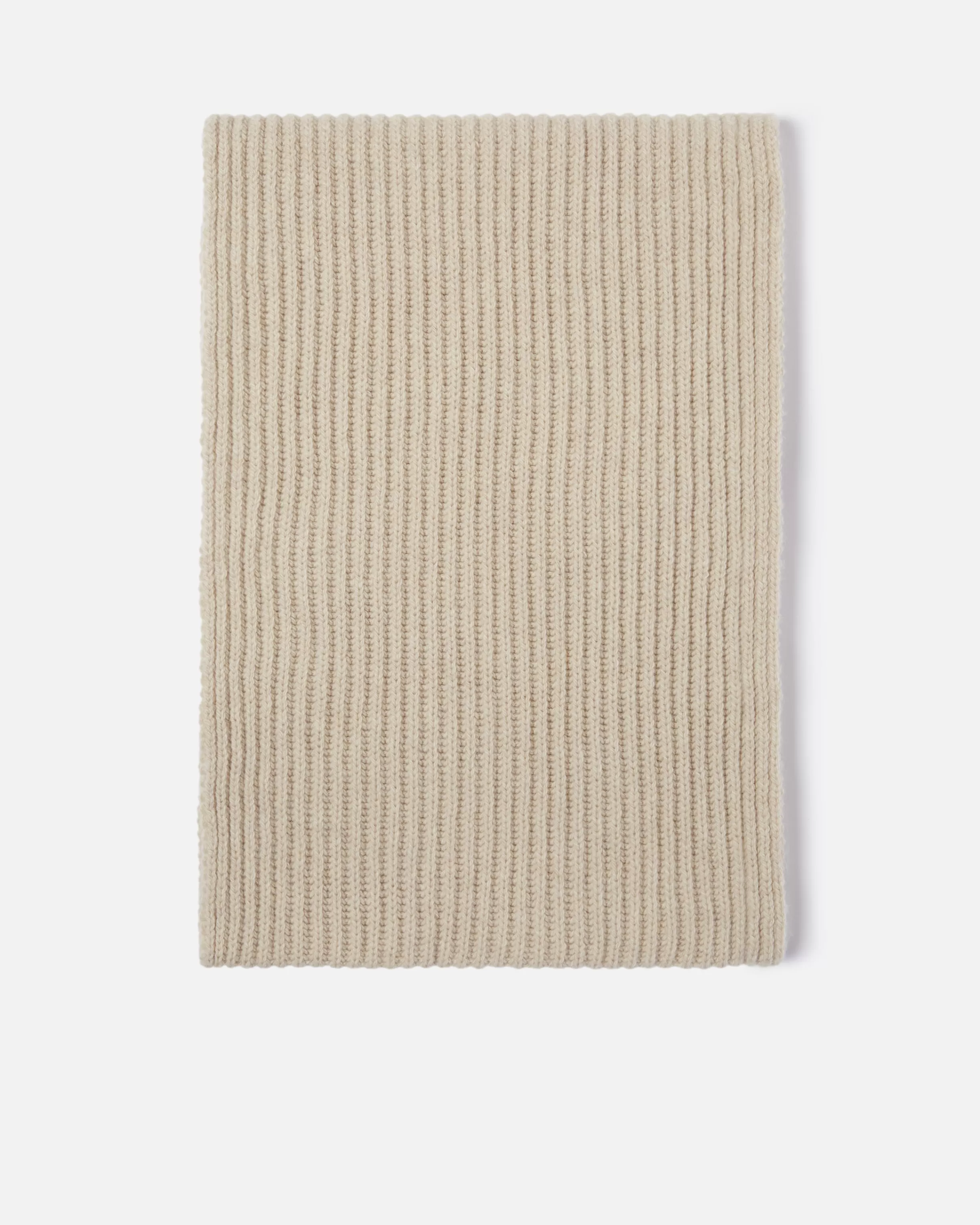 PINKO Ribbed wool and cashmere scarf