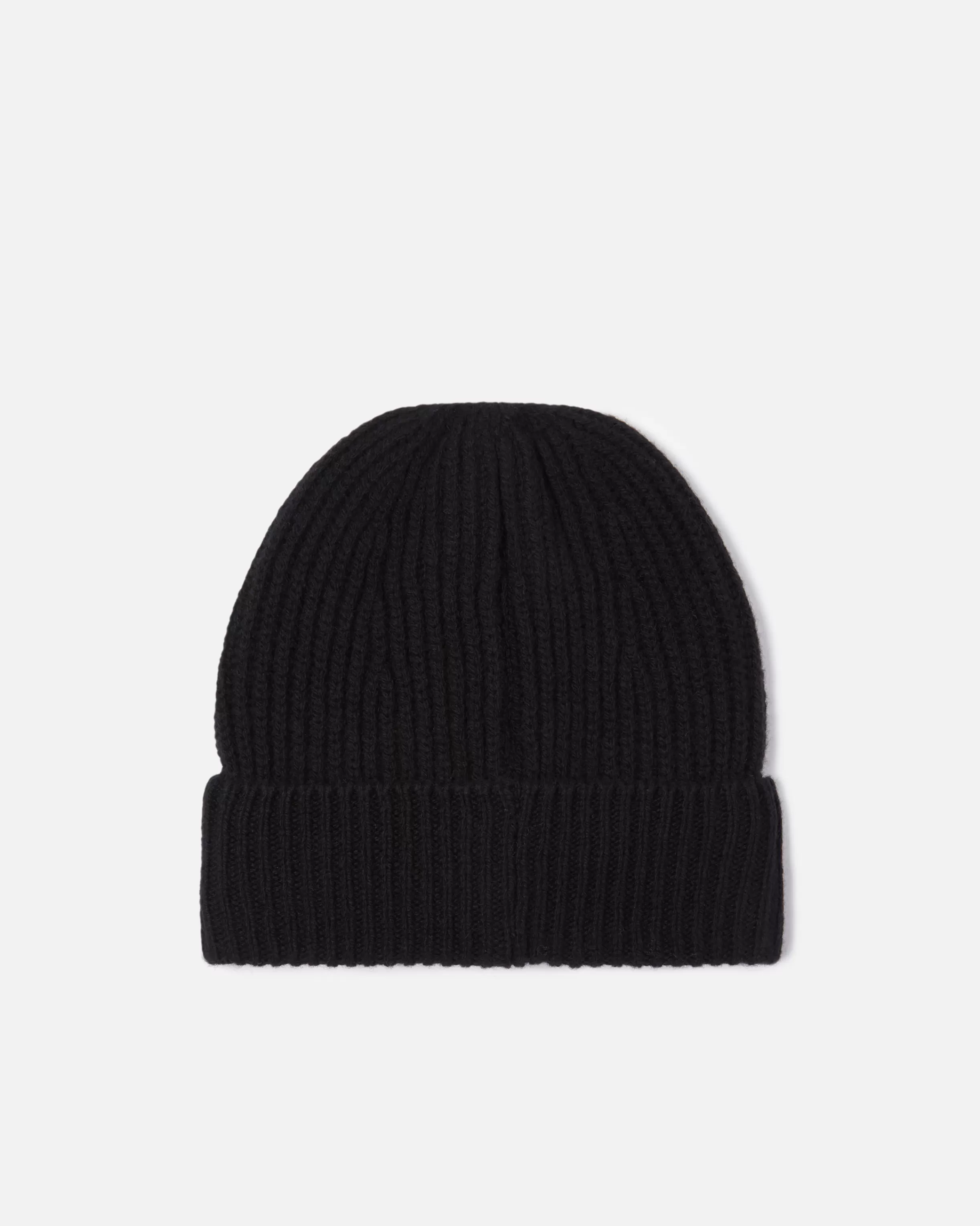 PINKO Ribbed wool hat with logo