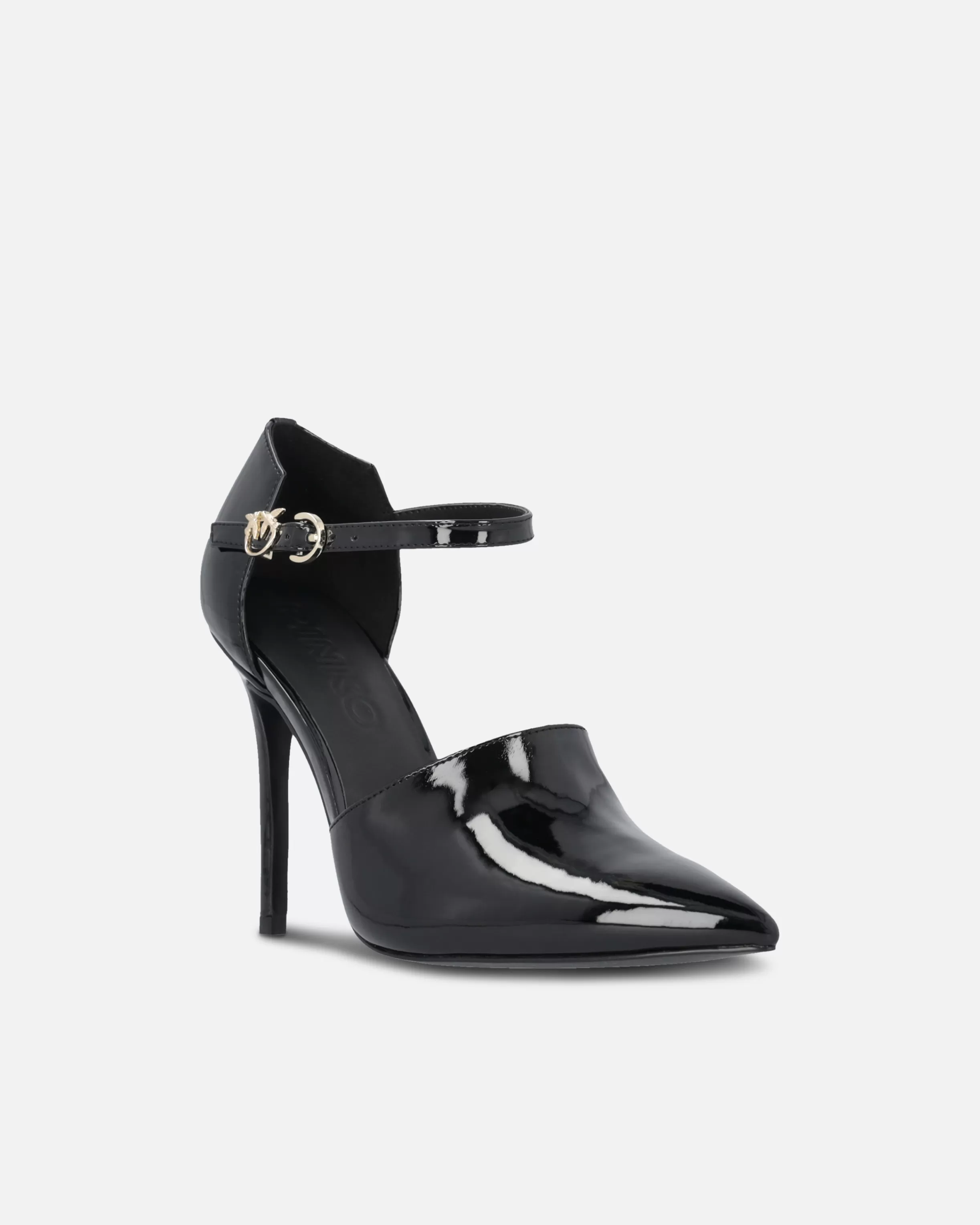 PINKO Shiny shoes with heel and front strap