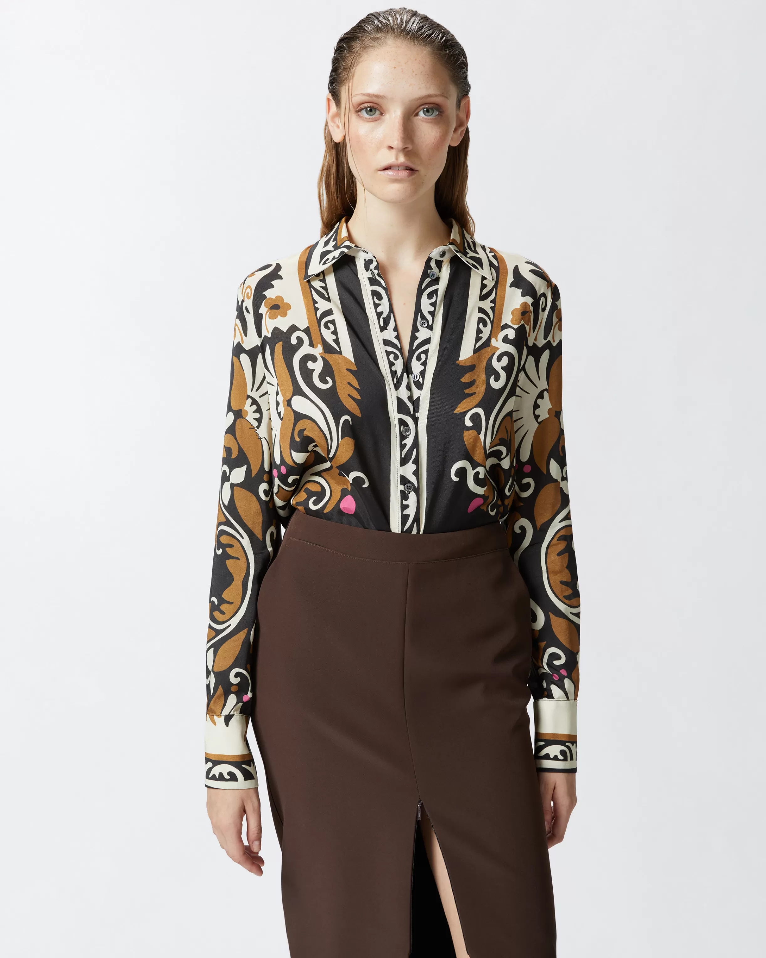 PINKO Shirt with decorative floral print