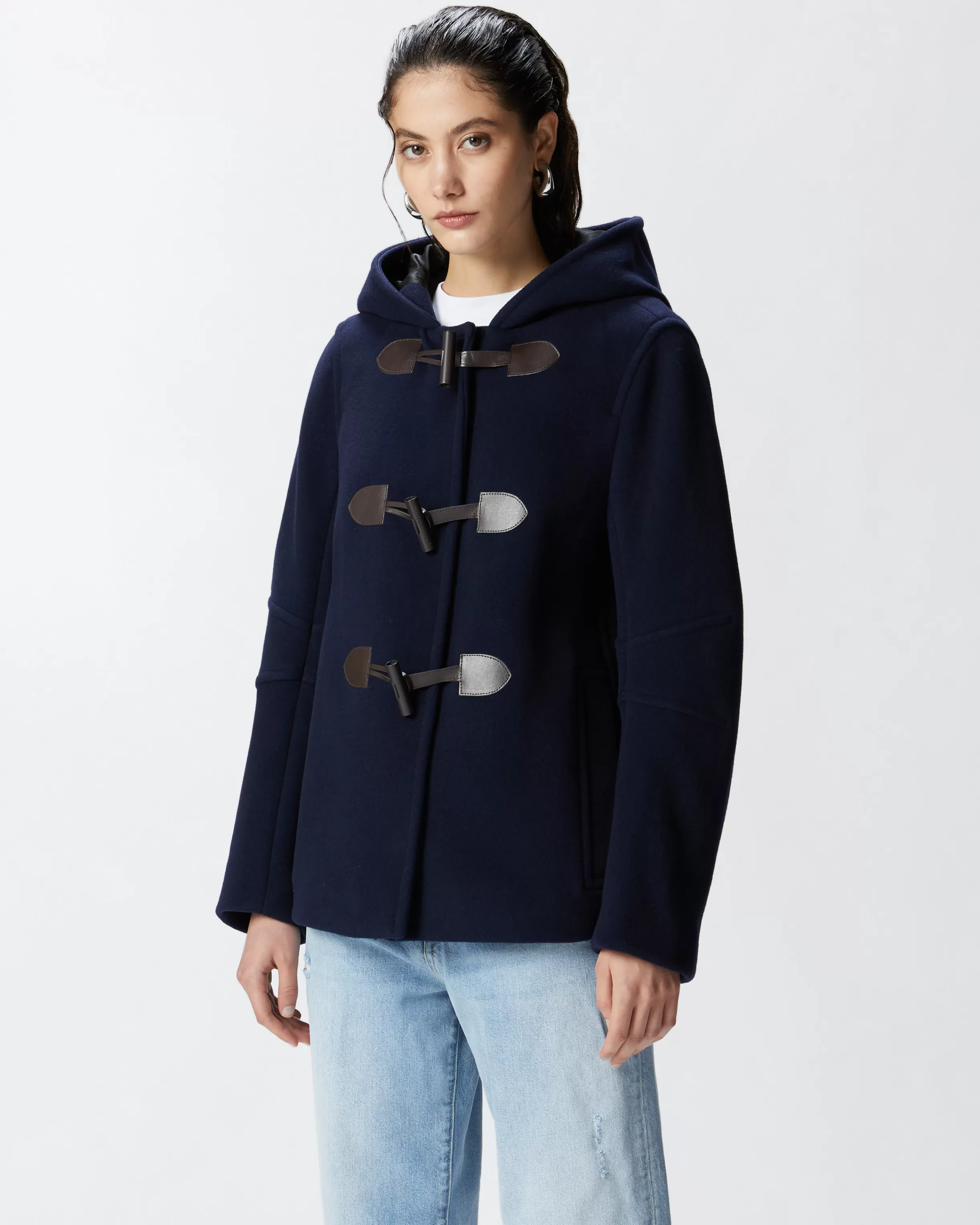 PINKO Short duffle coat with toggles