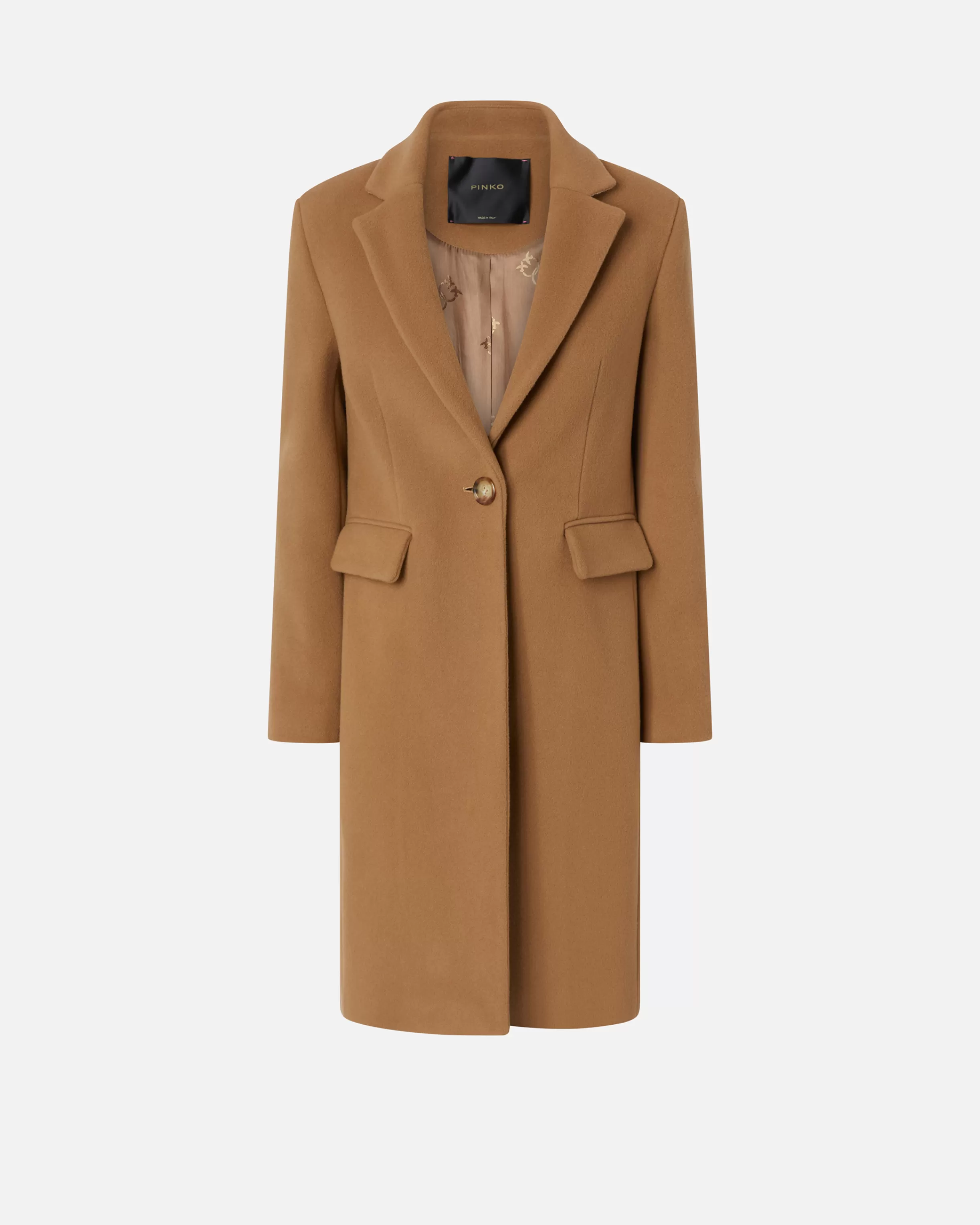 singlebreasted_woolblend_cloth_coat_4-1.webp PINKO Single-breasted wool-blend cloth coat